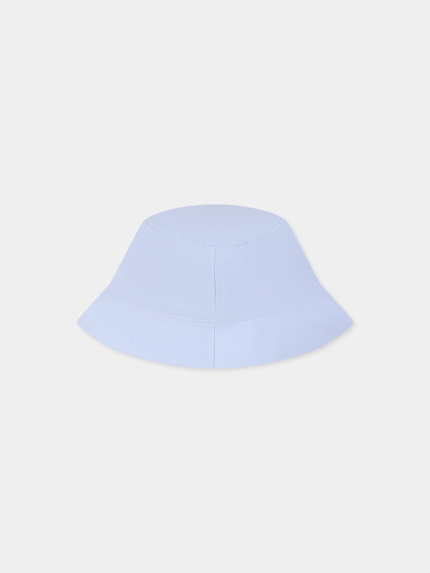 Cloche celeste per neonato con logo