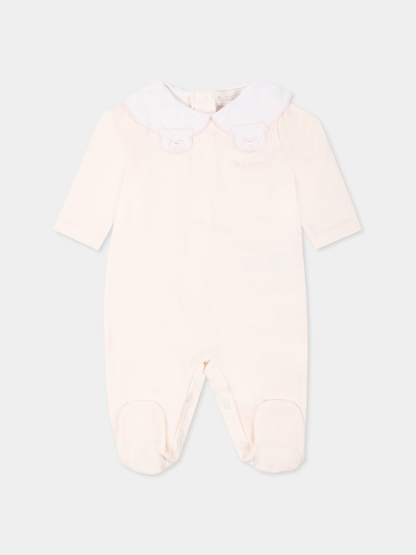 Tutina rosa per neonata con orsetti e logo,Nanán,E25576R