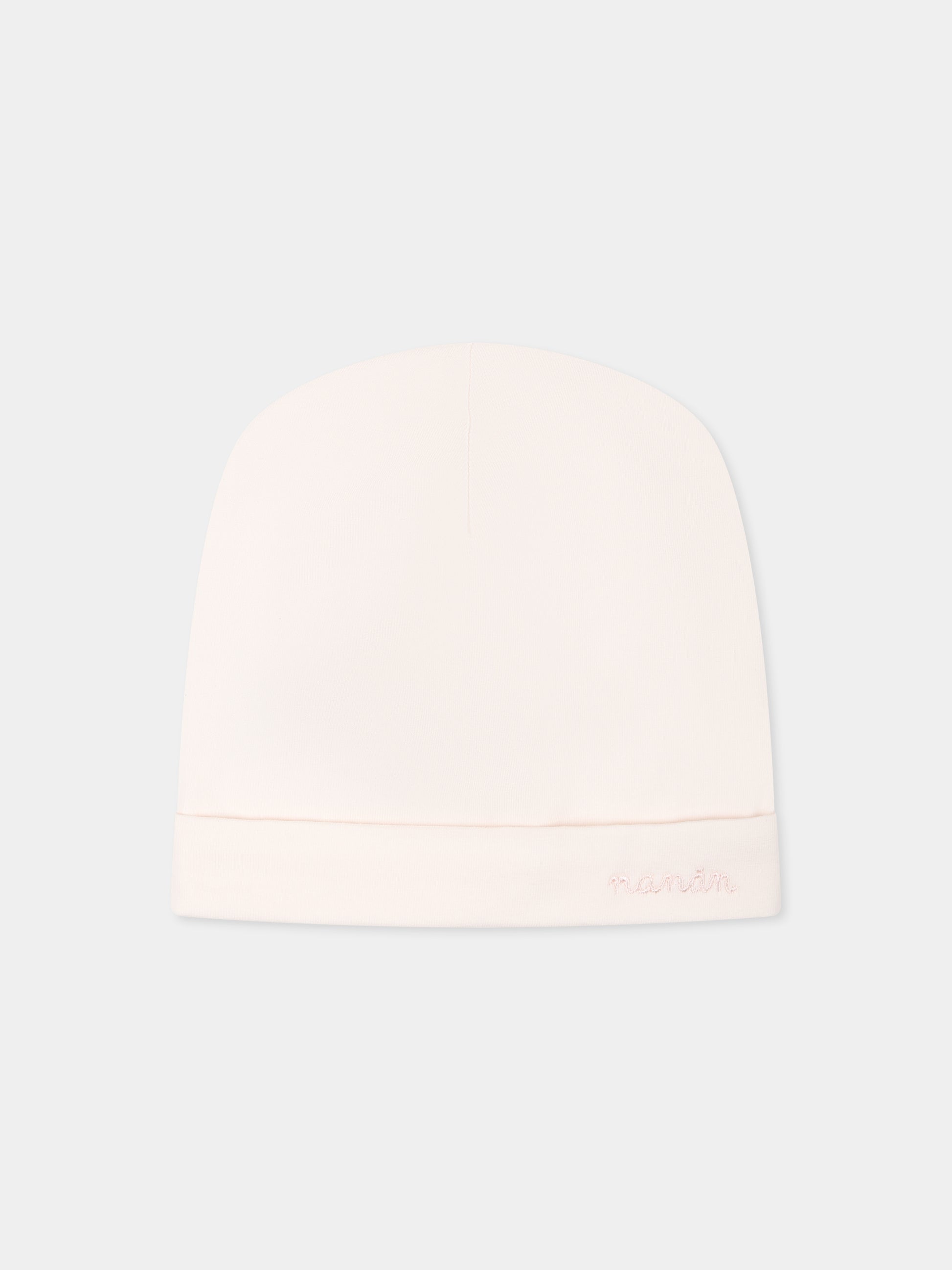 Cappello rosa per neonata con logo,Nanán,E25581R