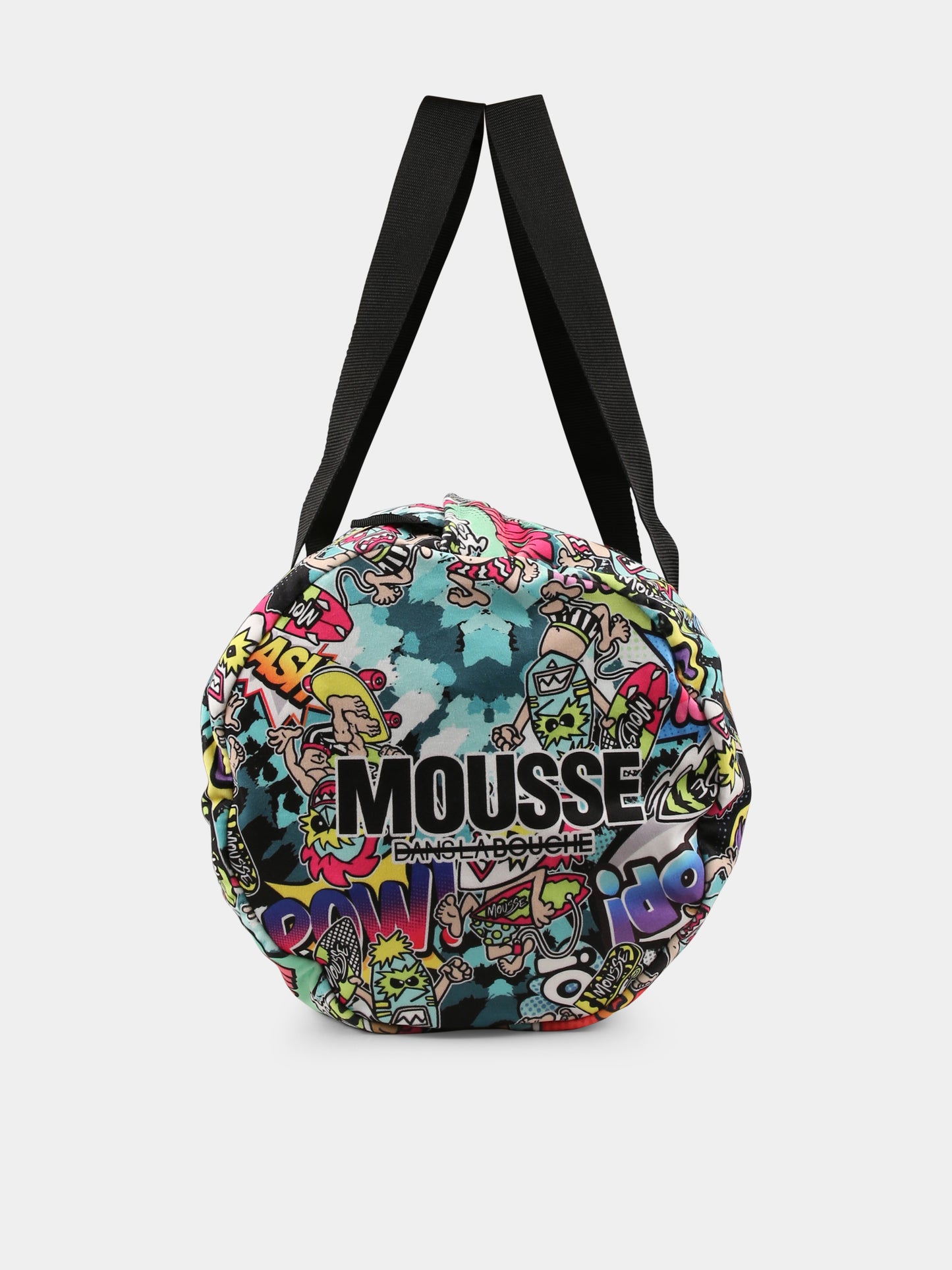 Borsa multicolor per bambino con scimmia e mostri maori,Mousse Kids,SKRB383