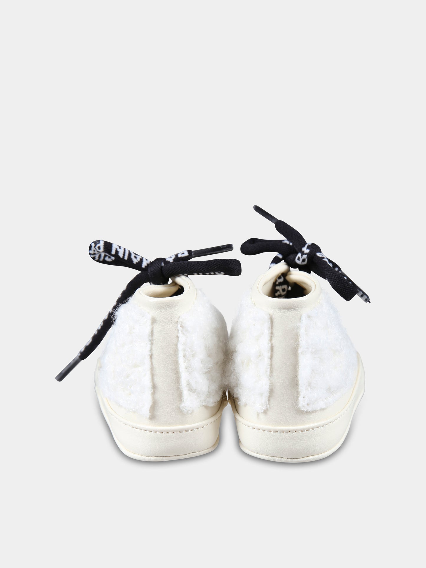 Sneakers avorio per neonati con logo,Balmain Kids,BT0586 Z1631 102
