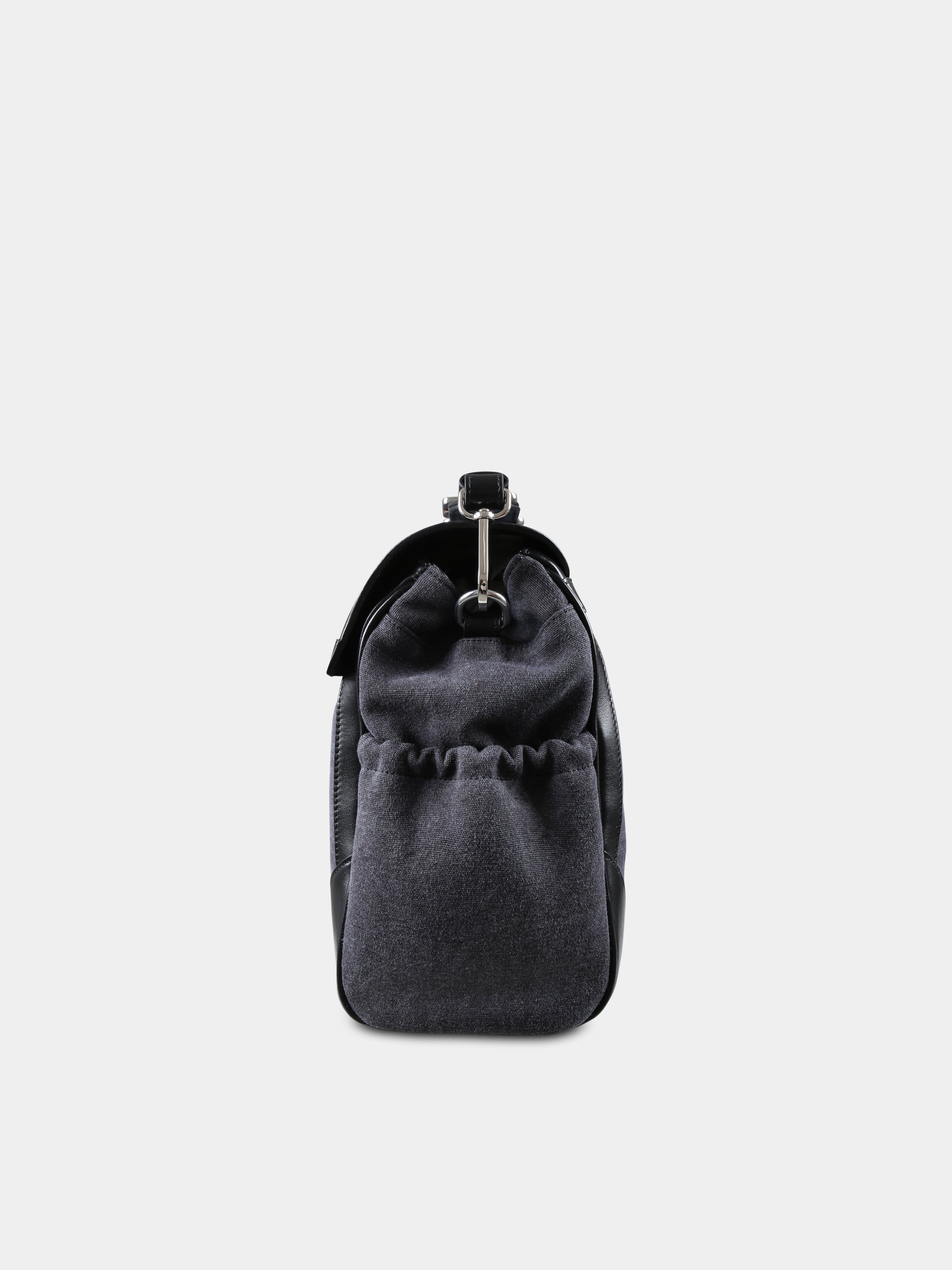 Sac à langer gris pour bébé enfants avec logo,Balmain Kids,BT0618 Z0042 808