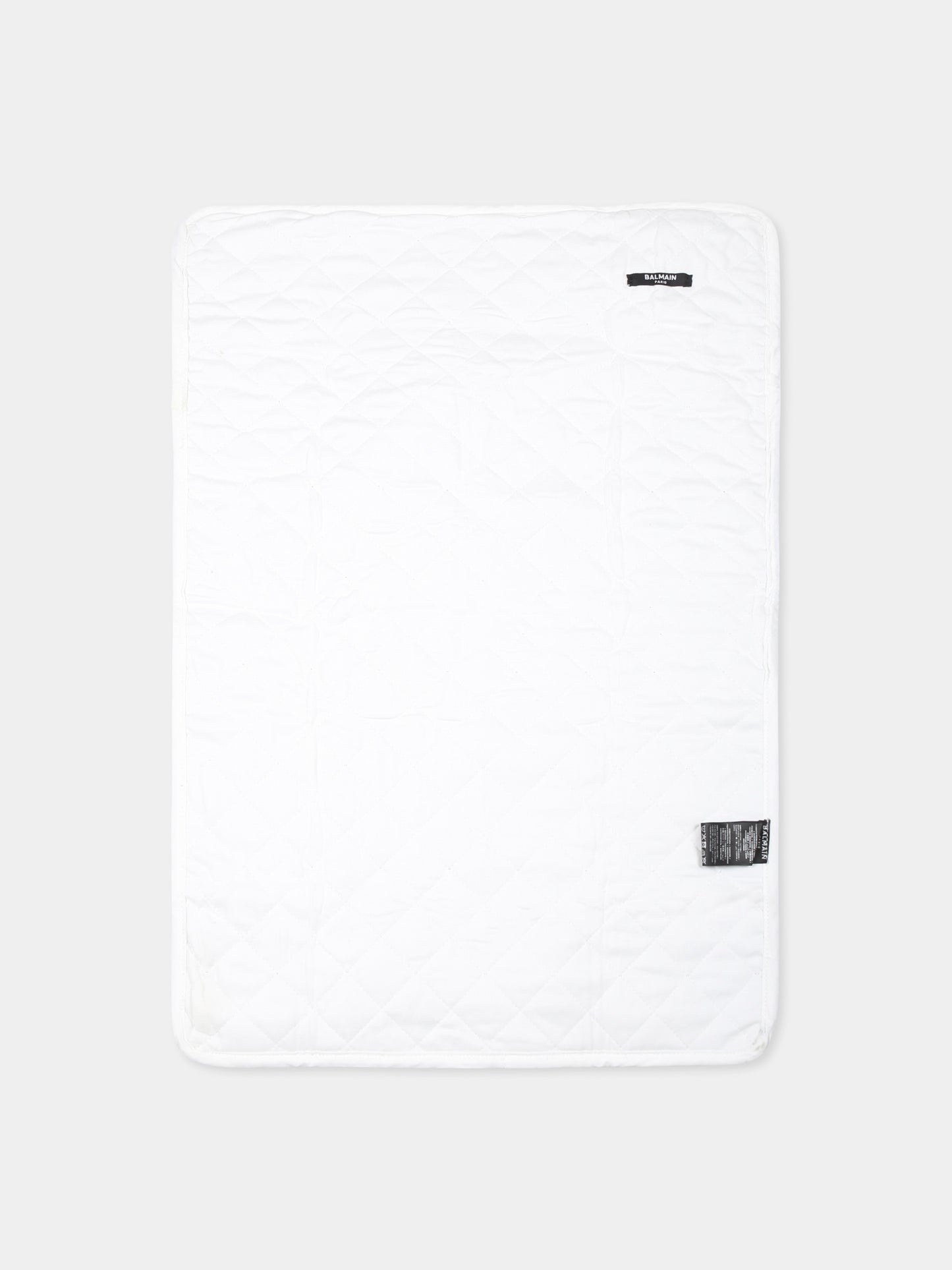 Sac à langer gris pour bébé enfants avec logo,Balmain Kids,BT0618 Z0042 808