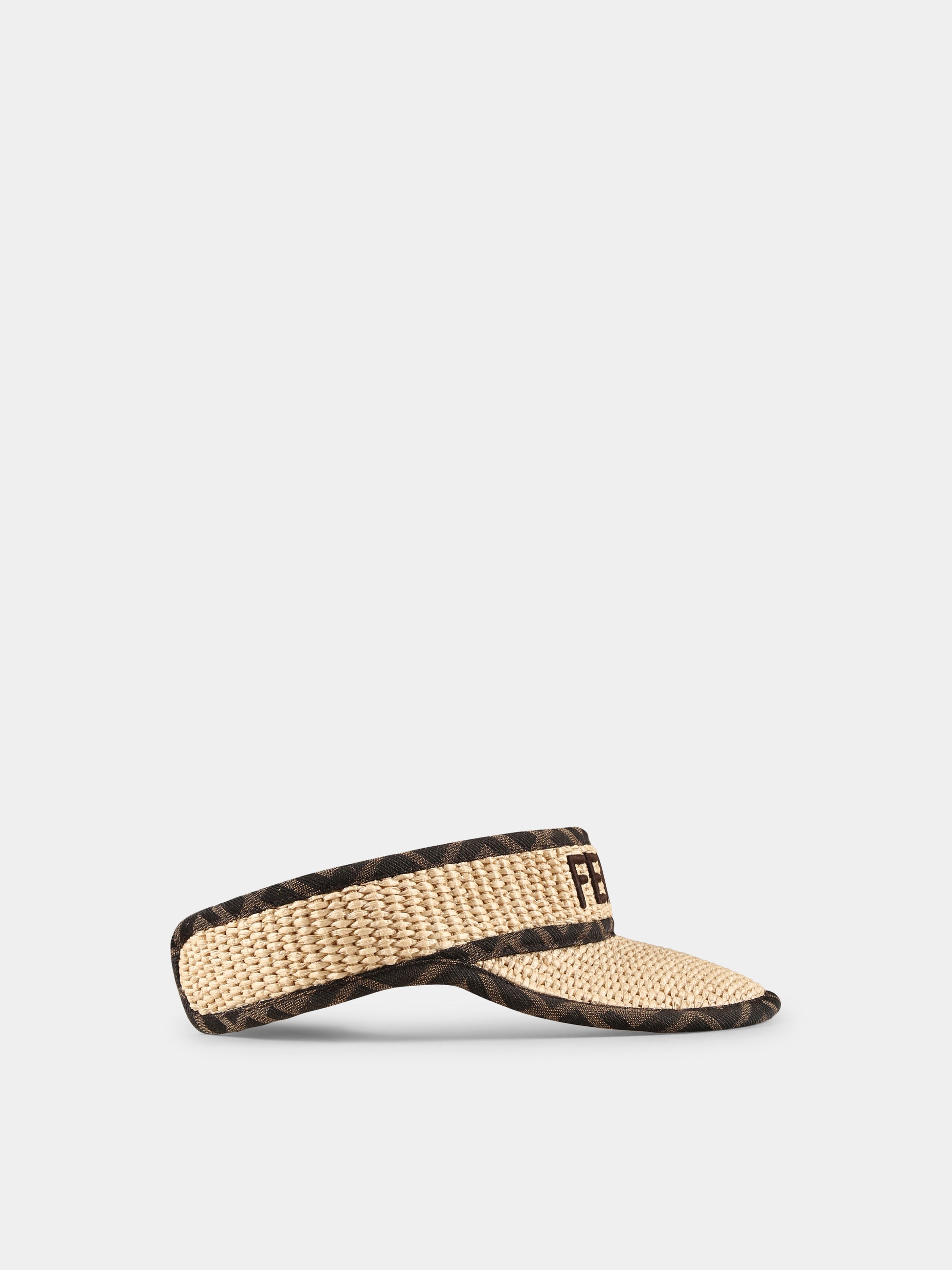 Cappello beige per bambini con logo,Fendi Kids,JUP035 AULR F0GUU