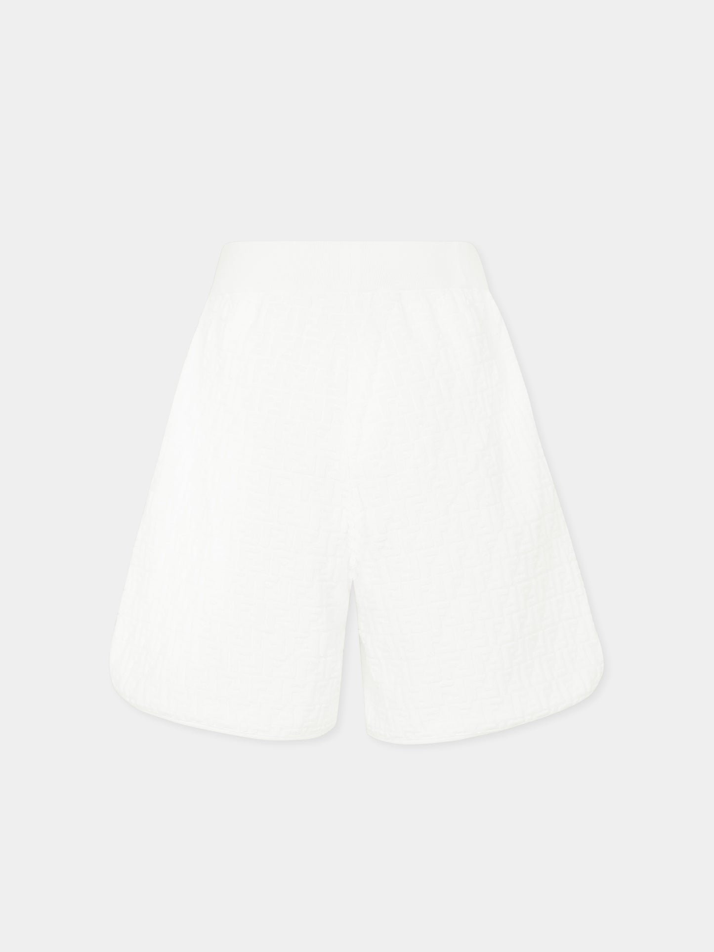 Shorts bianchi per bambino con FF