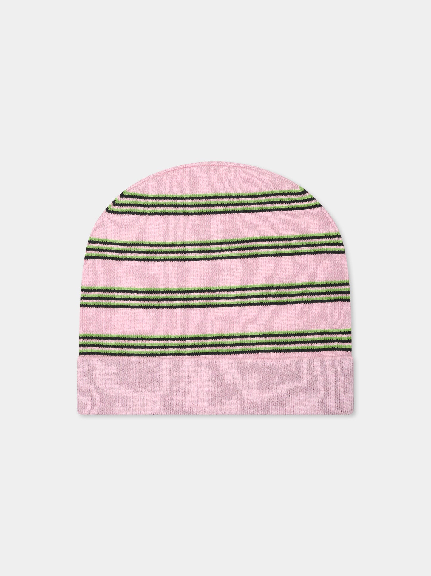 Berretto rosa per bambina con logo,Marni Kids,M01238 M00SZ MF32U 0M345