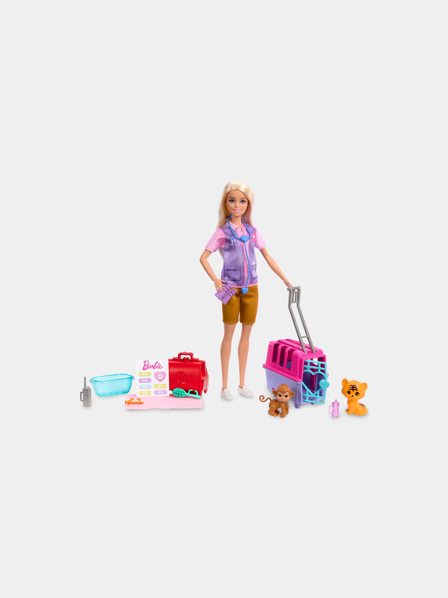 Barbie Playset Veterinaria per bambina