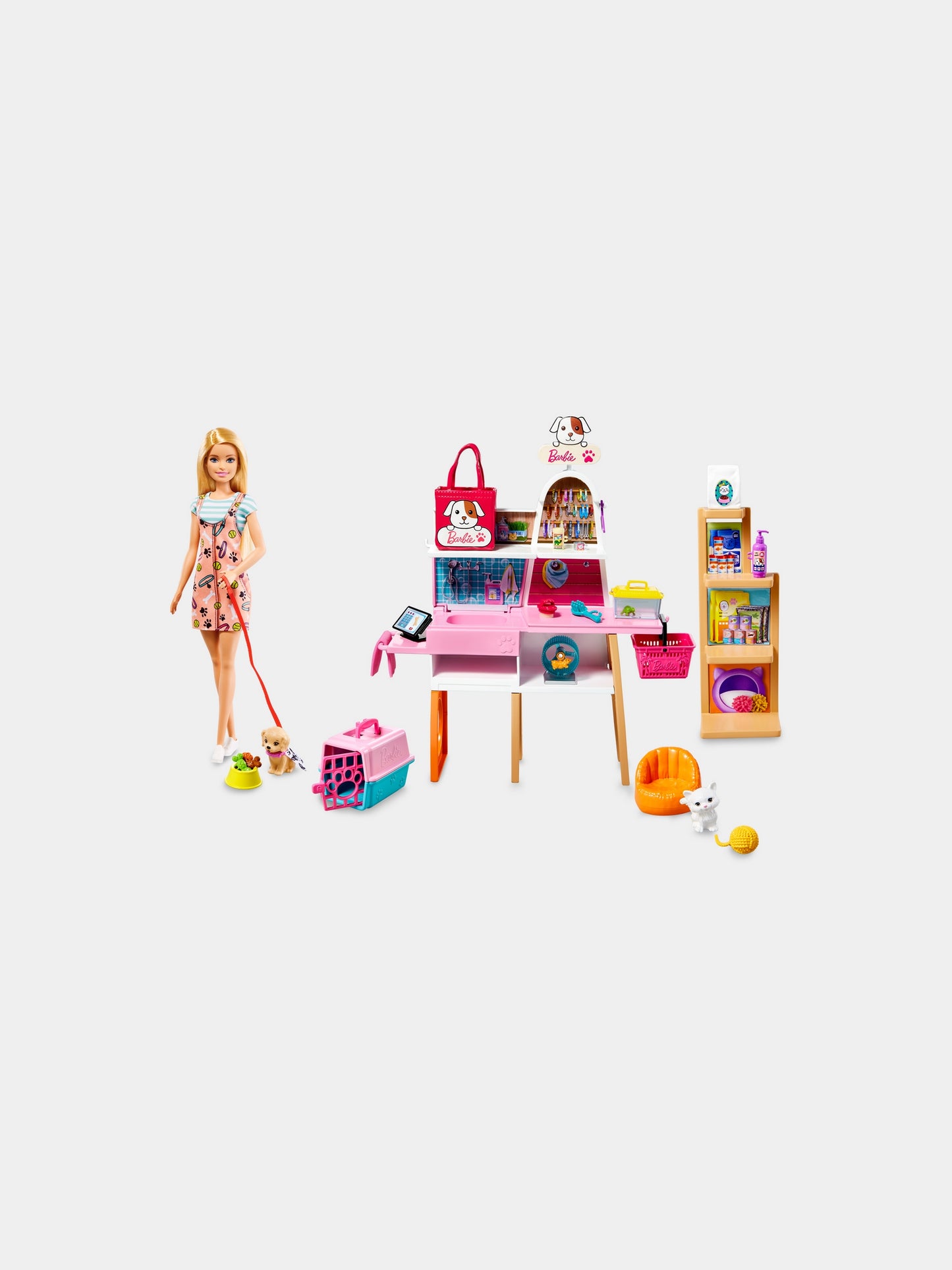 Barbie Playset Negozio degli animali per bambina