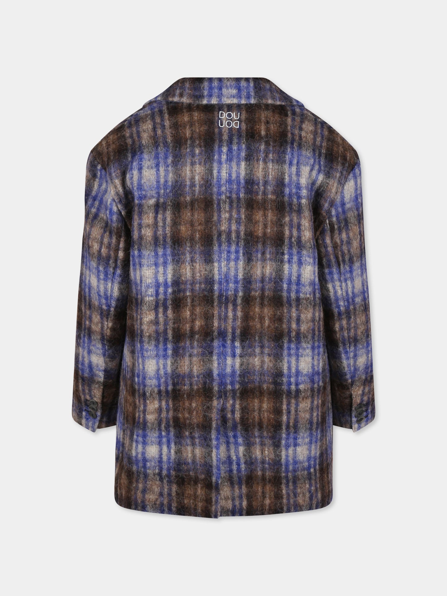 Cappotto multicolor per bambina con logo,Douuod Kids,DV2P54 E0196 904BL