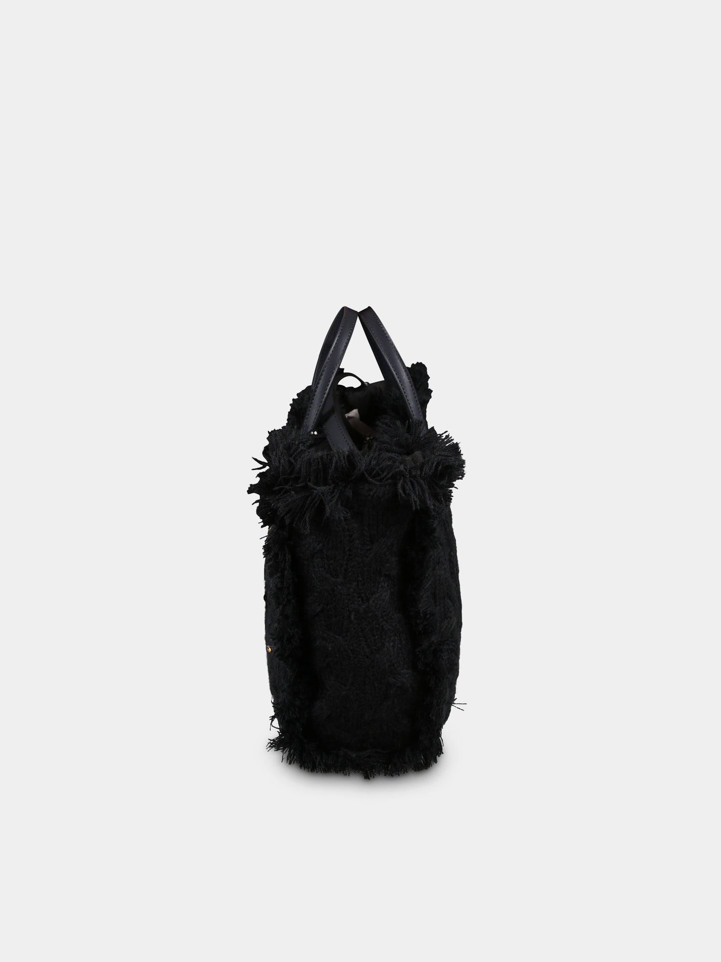 Borsa nera Colette per bambina con logo,Mc2 Saint Barth,COL0003 01357G