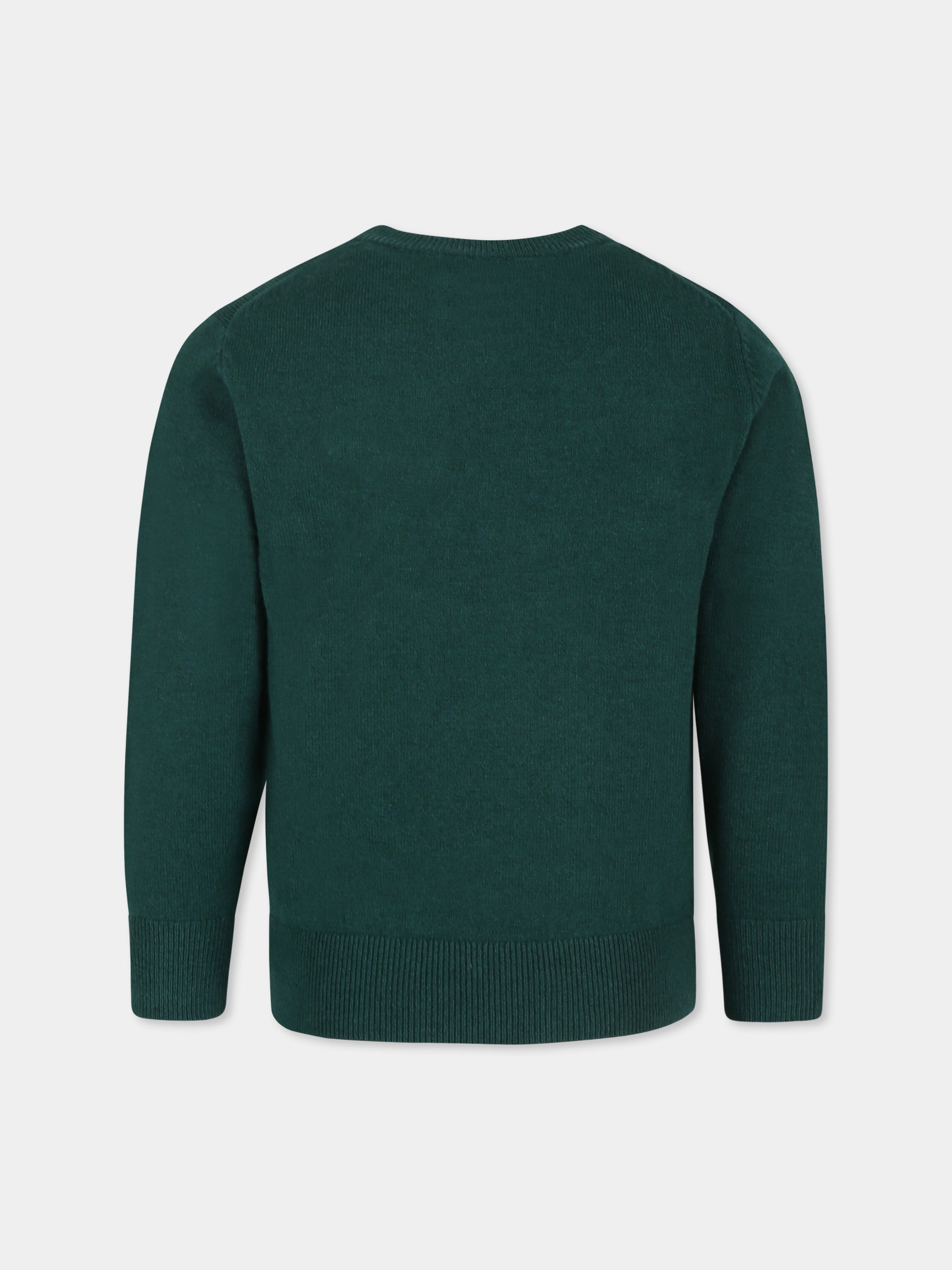 Maglione verde per bambino con soldatini,Mc2 Saint Barth,DOU0003 - 02117G