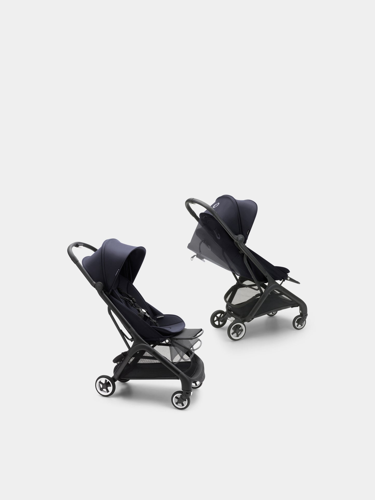 Passeggino Butterfly completo Black/Stormy per neonati