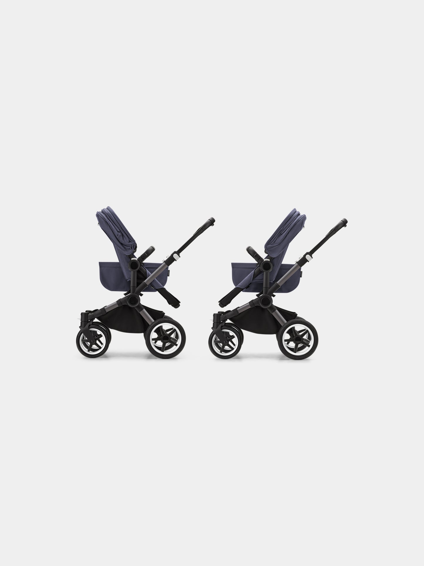 Passeggino Donkey 5 Mono completo Graphite/Stormy per neonati