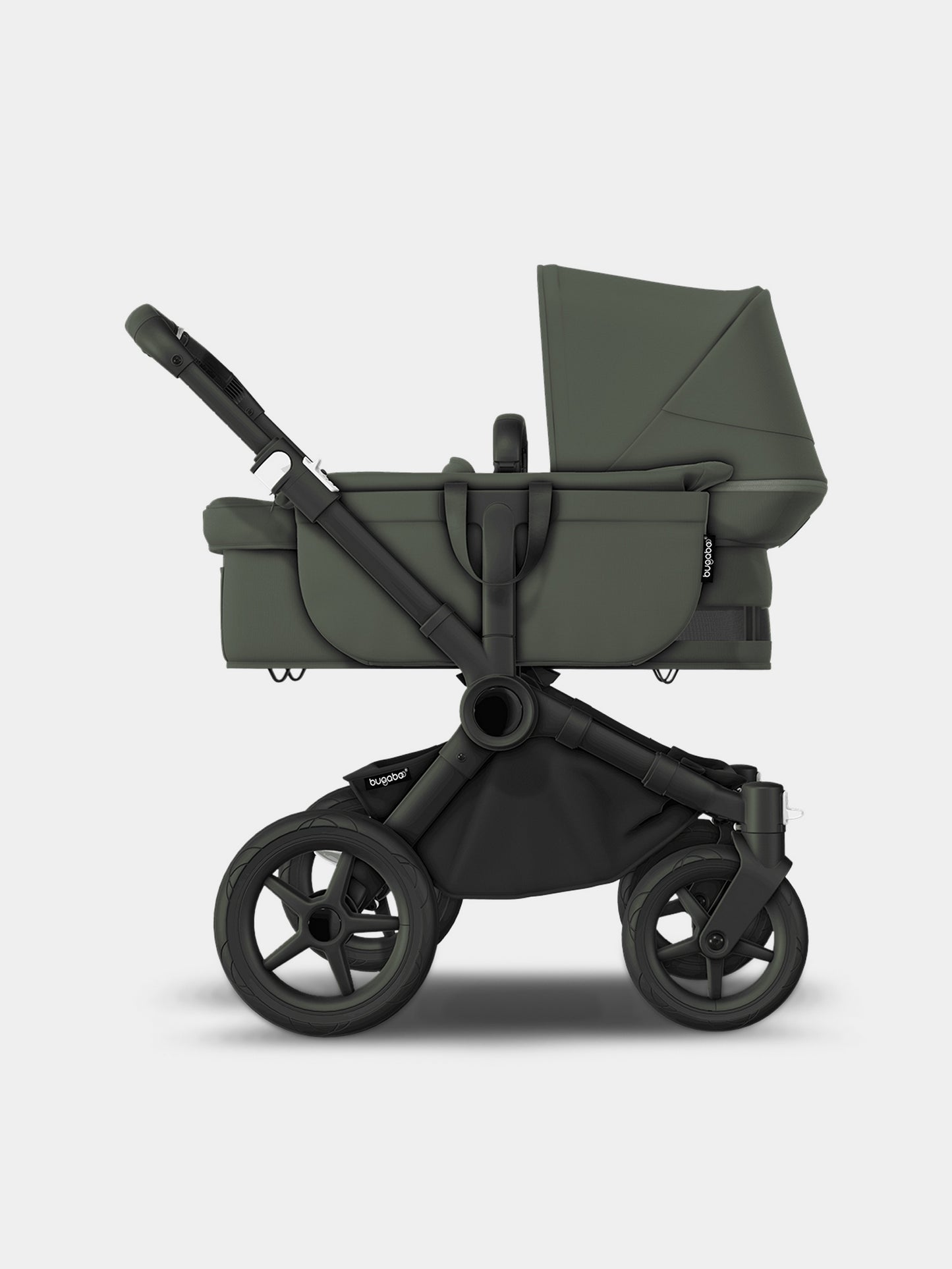 Bugaboo Donkey 5 Mono completo Black/Forest green per neonati