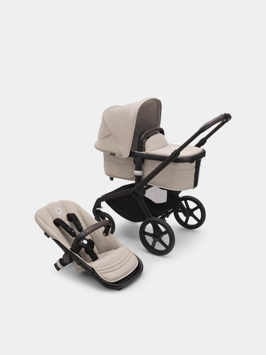 Passeggino Fox 5 completo Black/Desert taupe per neonati