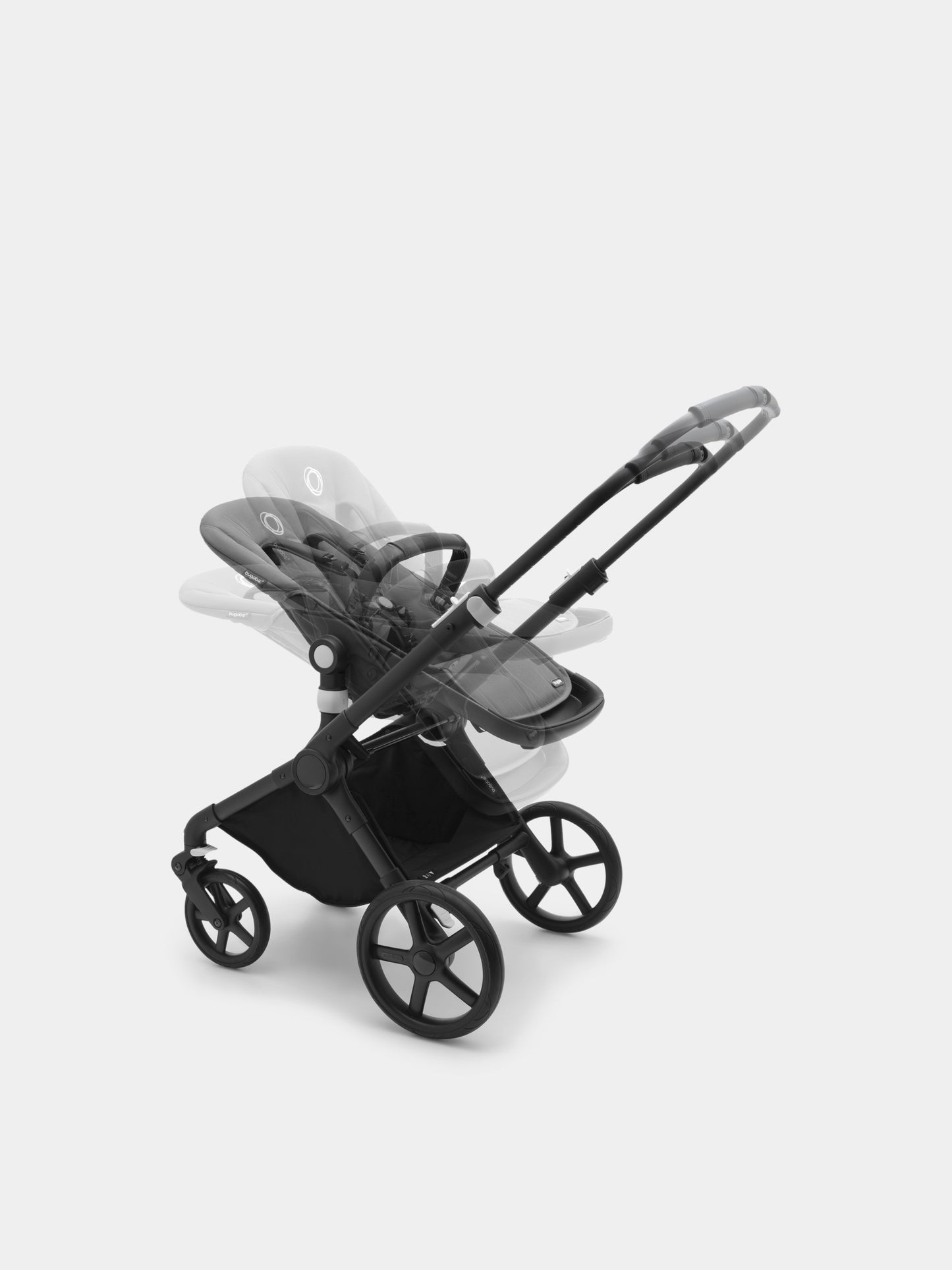 Passeggino Fox Cub completo Black/Midnight black per neonati