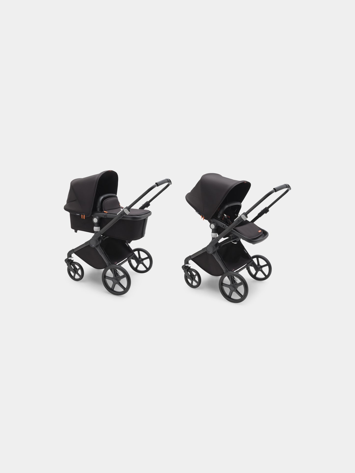 Passeggino Fox Cub completo Black/Midnight black per neonati