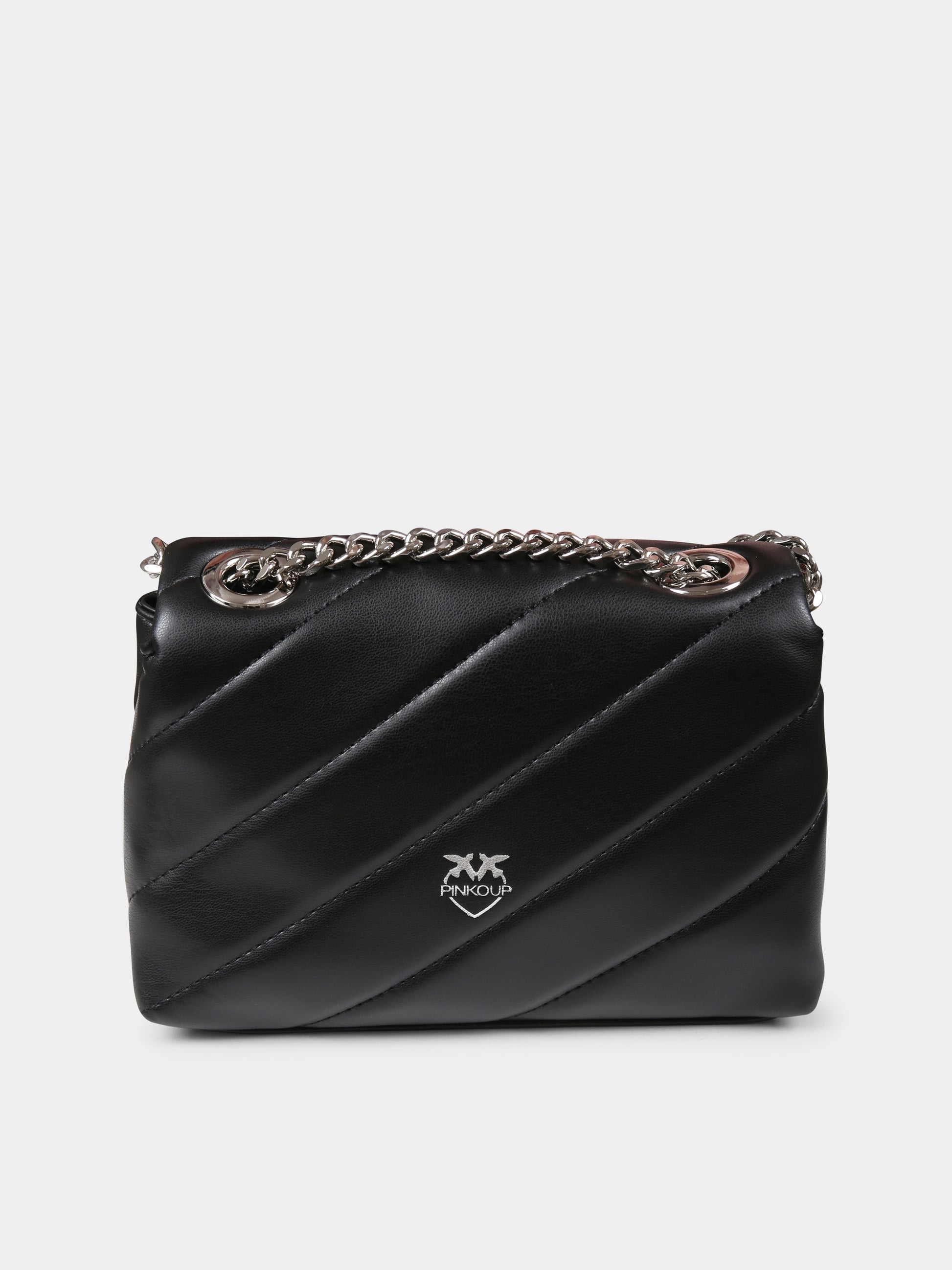 Borsa nera per bambina con logo,Pinko,F4PIJGBA119 110