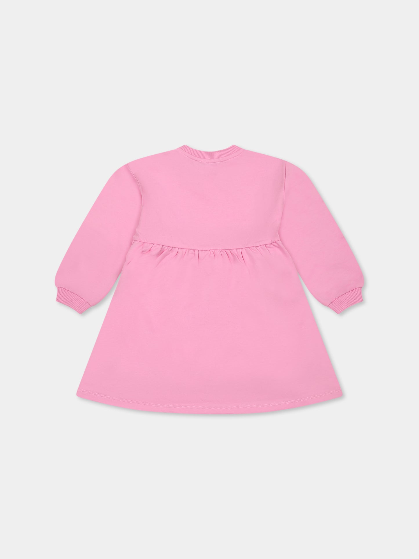 Vestito rosa per neonata con Teddy Bear