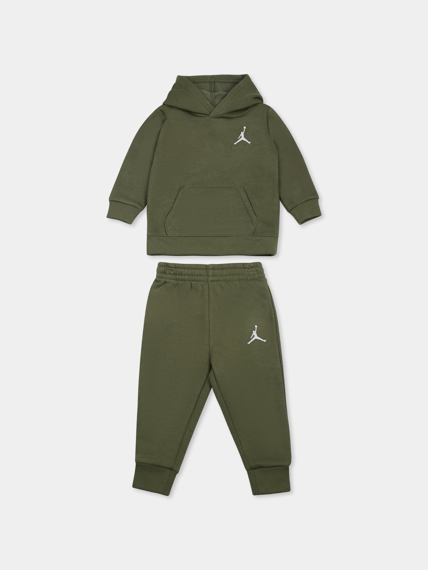 Completo verde per neonati con Jumpman e logo