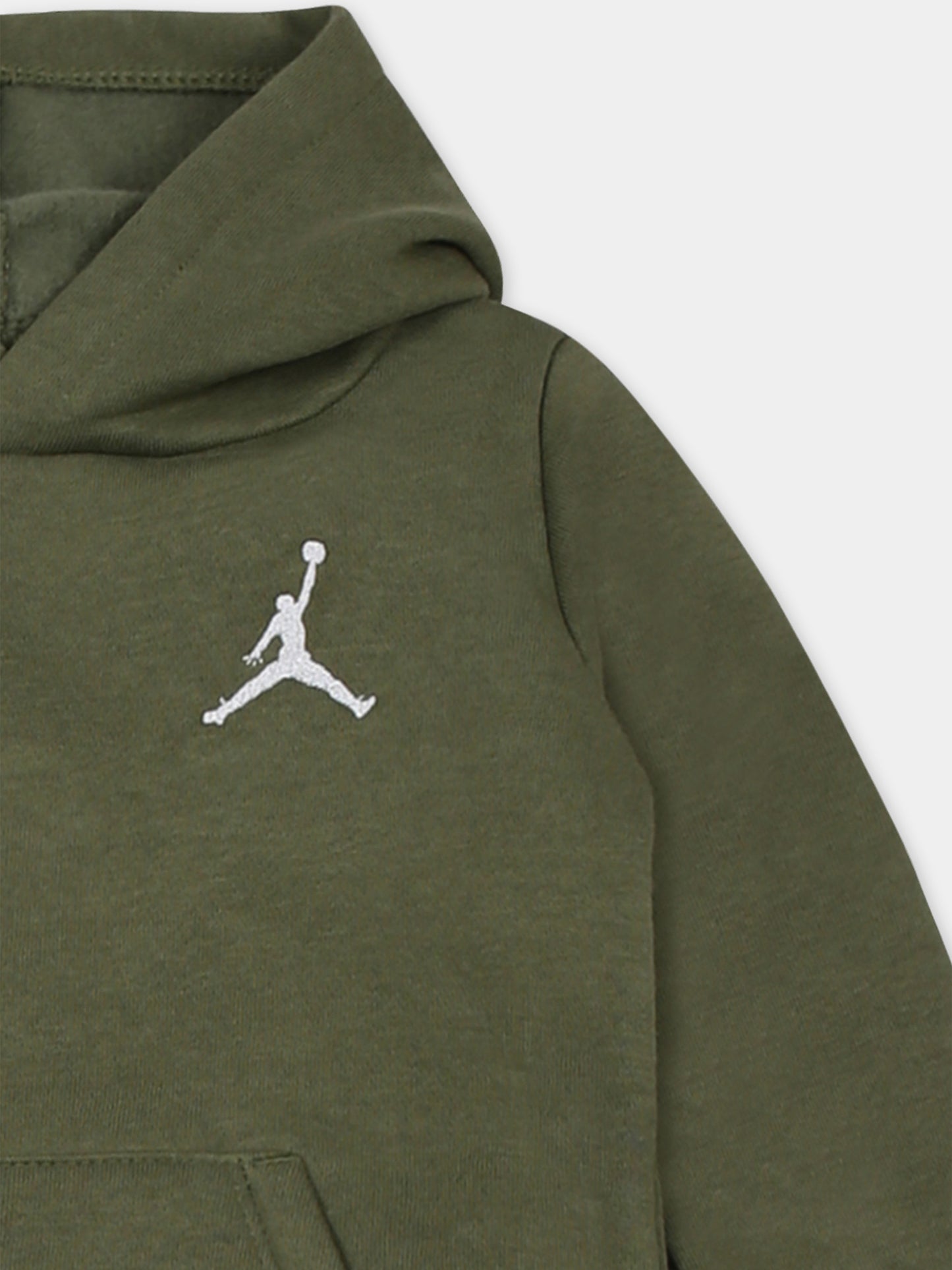 Completo verde per neonati con Jumpman e logo