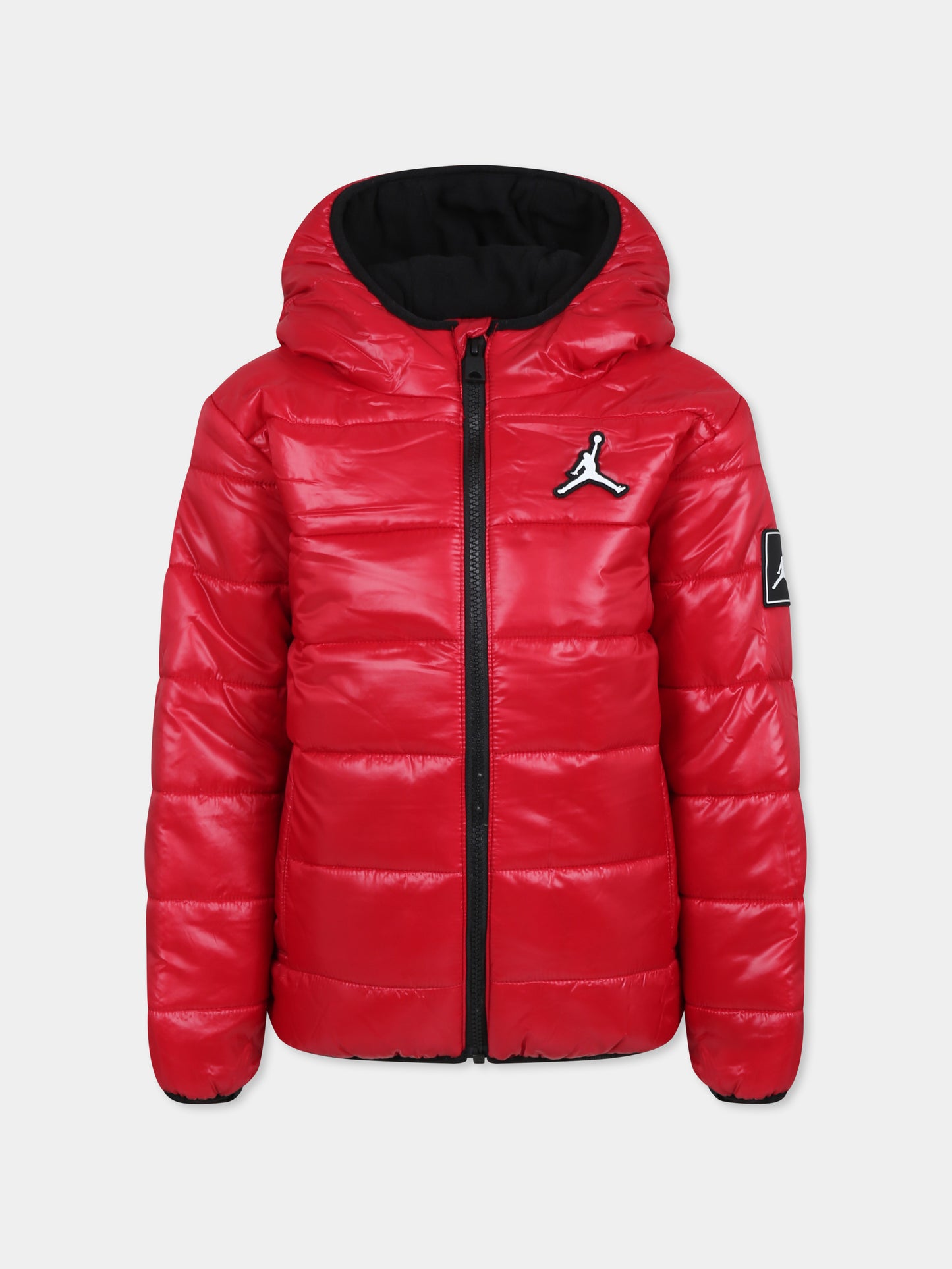 Piumino rosso per bambino con Jumpman,Jordan,85C441 R78