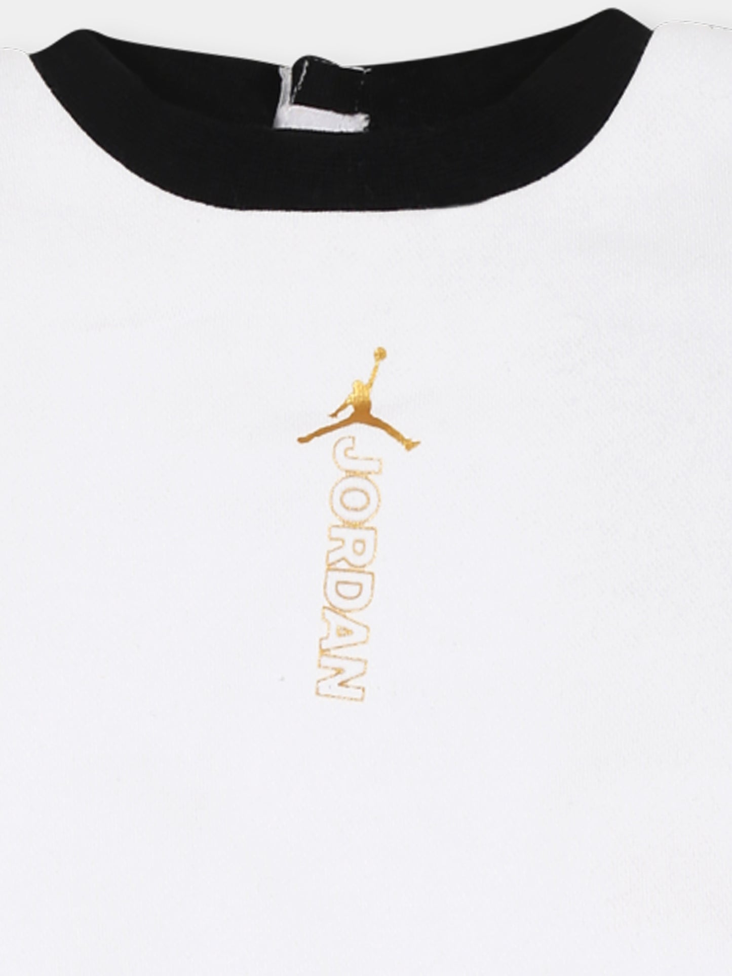 Completo nero per neonato con Jumpman e logo