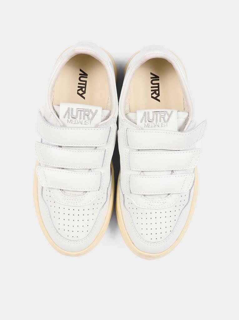 Sneakers bianche per bambini con logo,Autry,KILK FF03