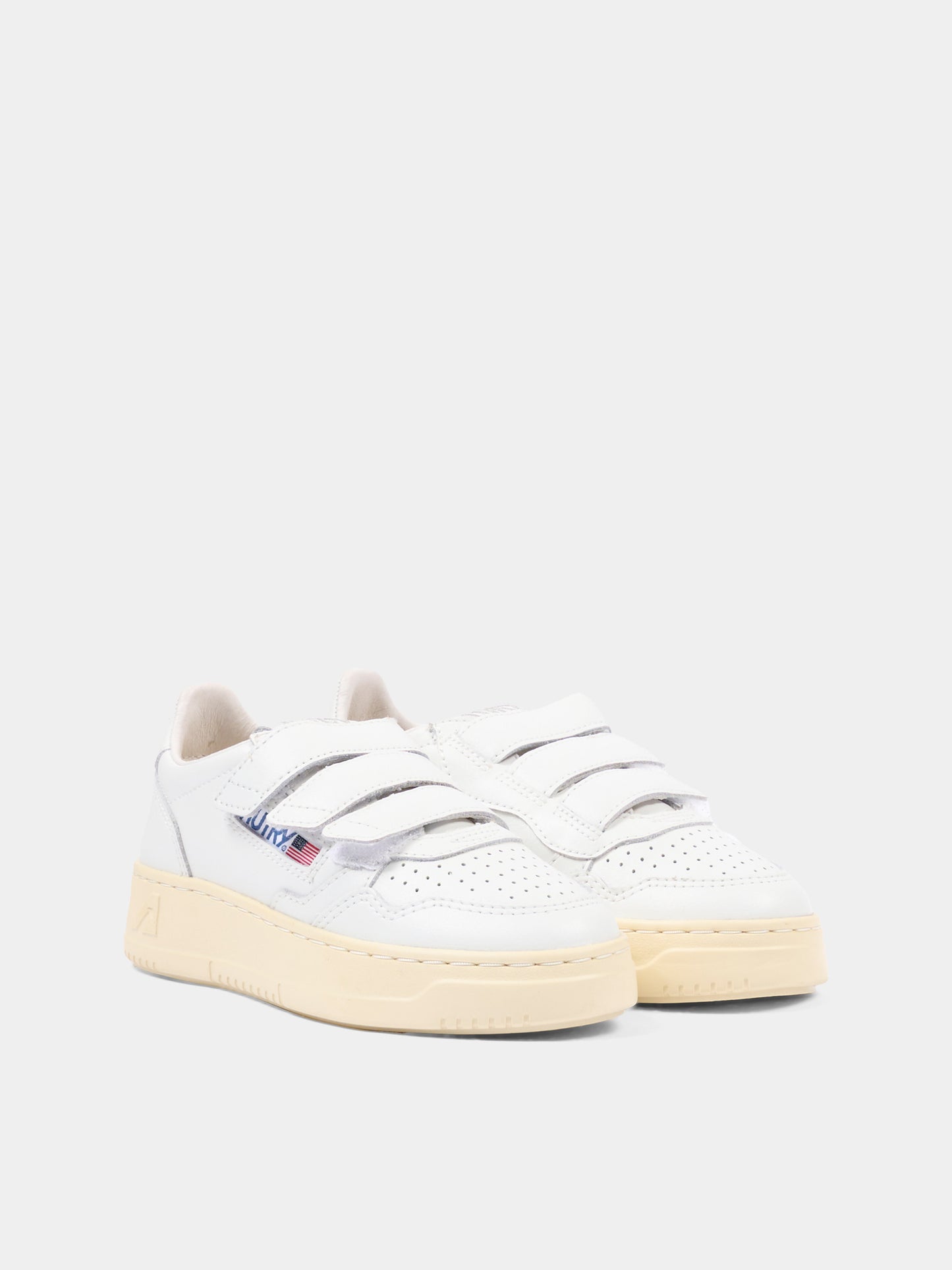 Sneakers bianche per bambini con logo,Autry,KILK FF03