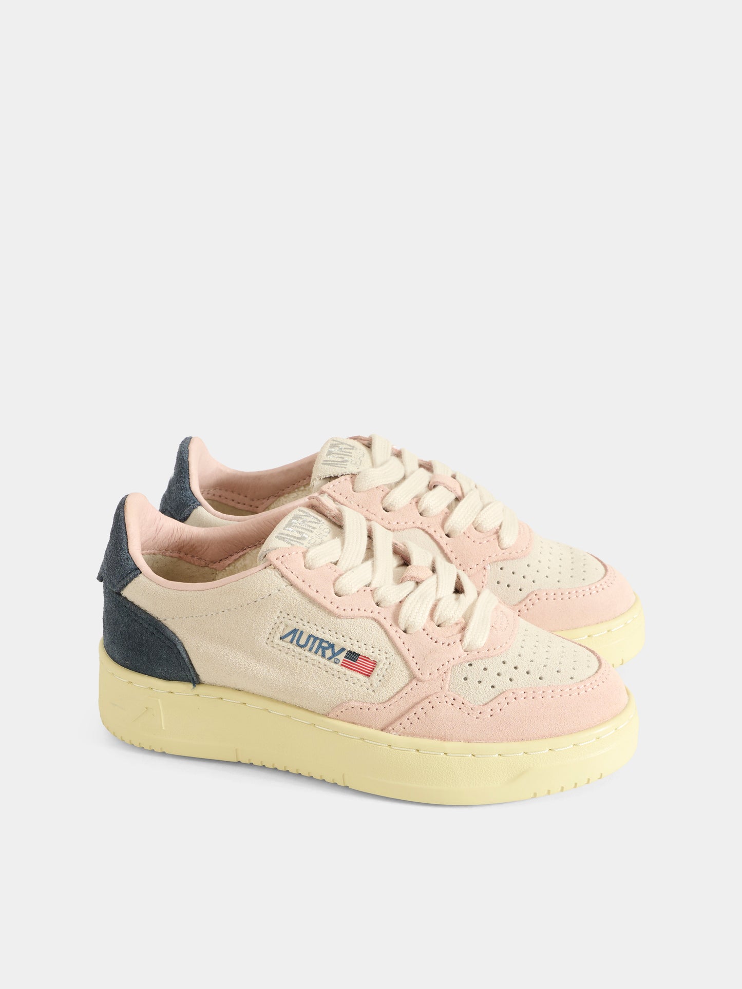 Sneakers avorio per bambina con logo,Autry,KULK 3U04