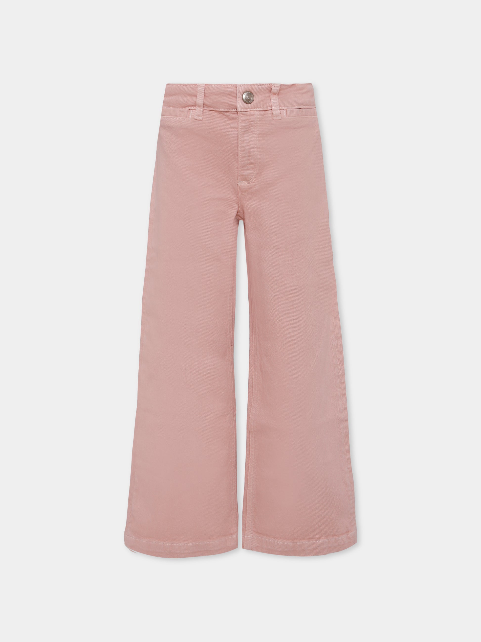 Pantaloni rosa per bambina con logo,Bonpoint,W05GPAW00014 021