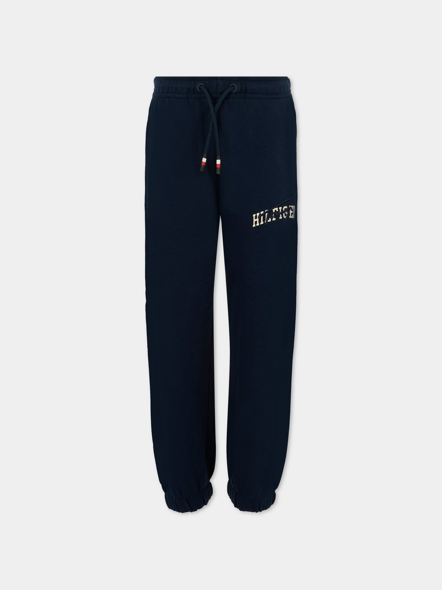 Pantaloni blu per bambino con logo,Tommy Hilfiger Junior,25CTHKB0KB09695 C1G