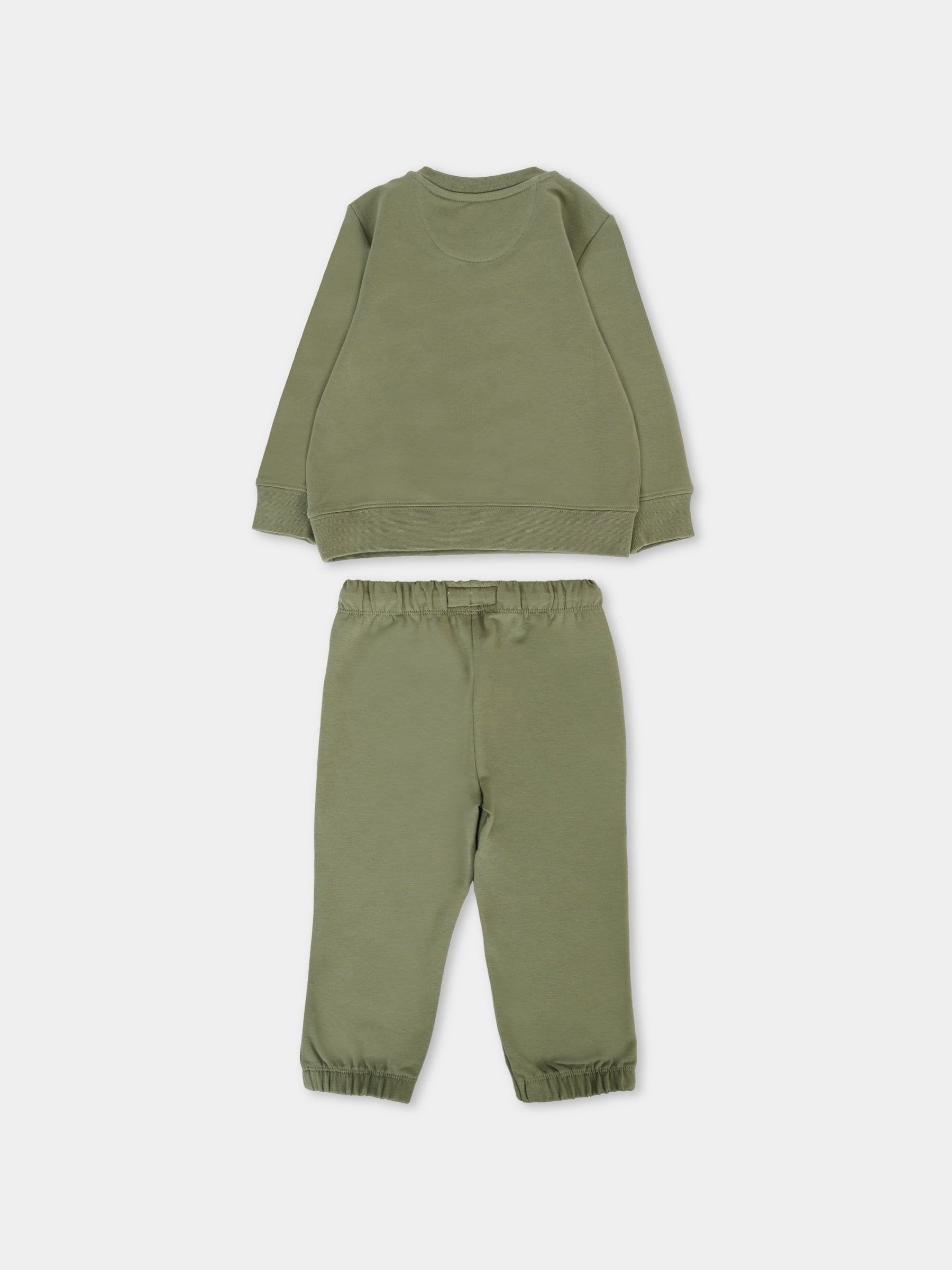 Completo verde per neonato con logo,Calvin Klein Kids,25CCKIN0IN00017 LDY