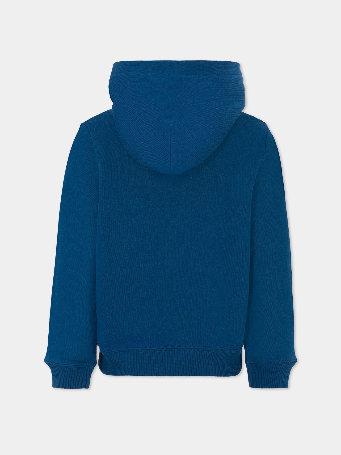 Felpa blu per bambino con logo,Calvin Klein Kids,25CCKIU0IU00266 C3I