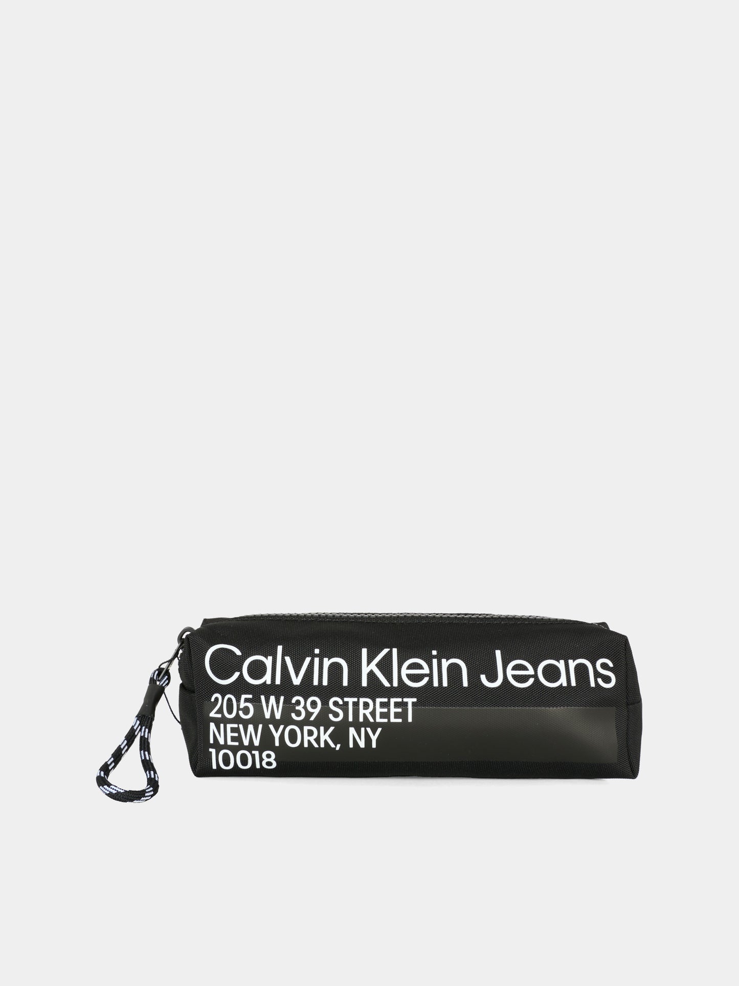 Astuccio nero per bambini con logo bianco,Calvin Klein Kids,25CCKIU0IU00453 BEH