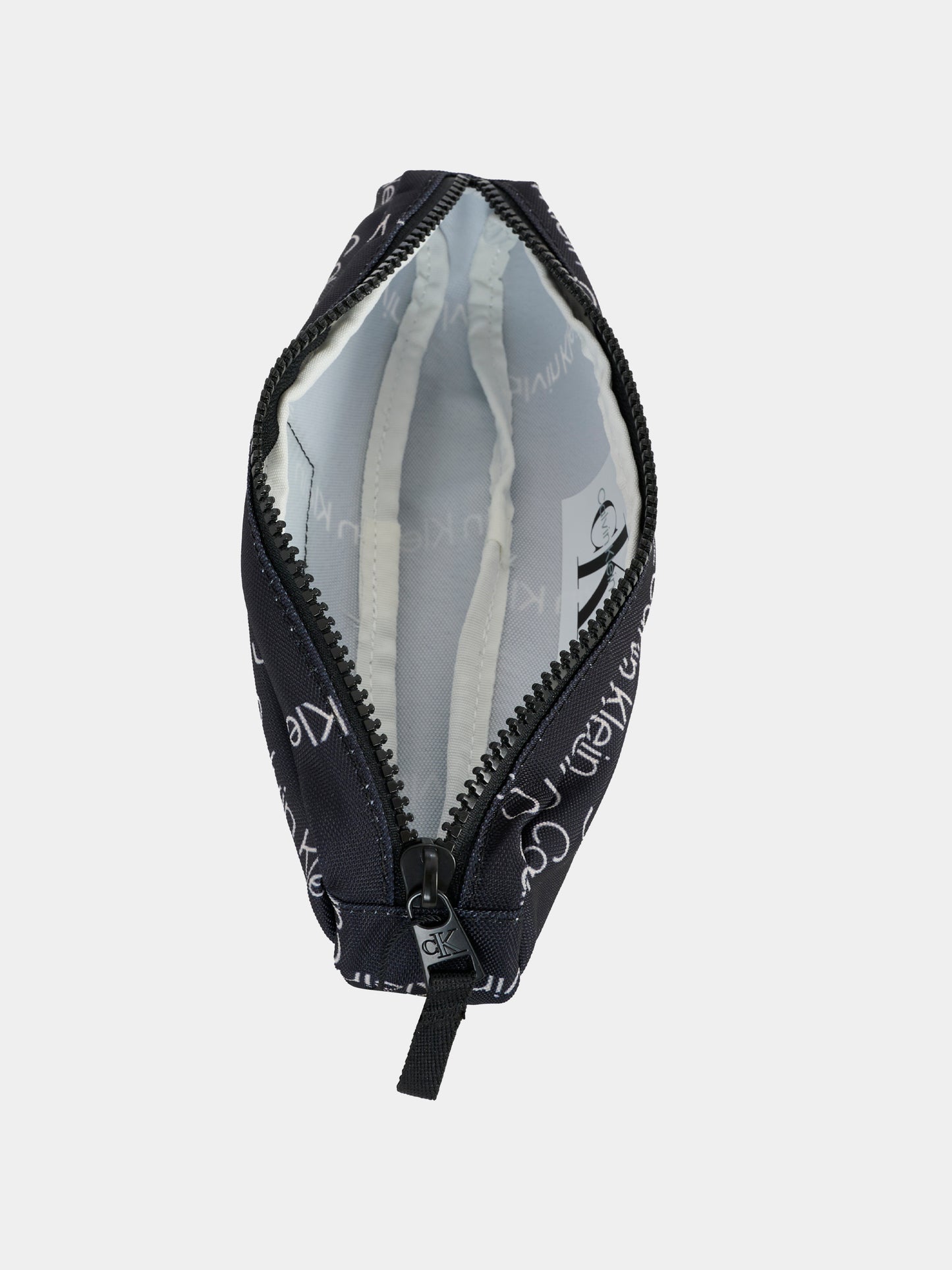 Astuccio nero per bambini con logo bianco,Calvin Klein Kids,25CCKIU0IU00710 0GQ