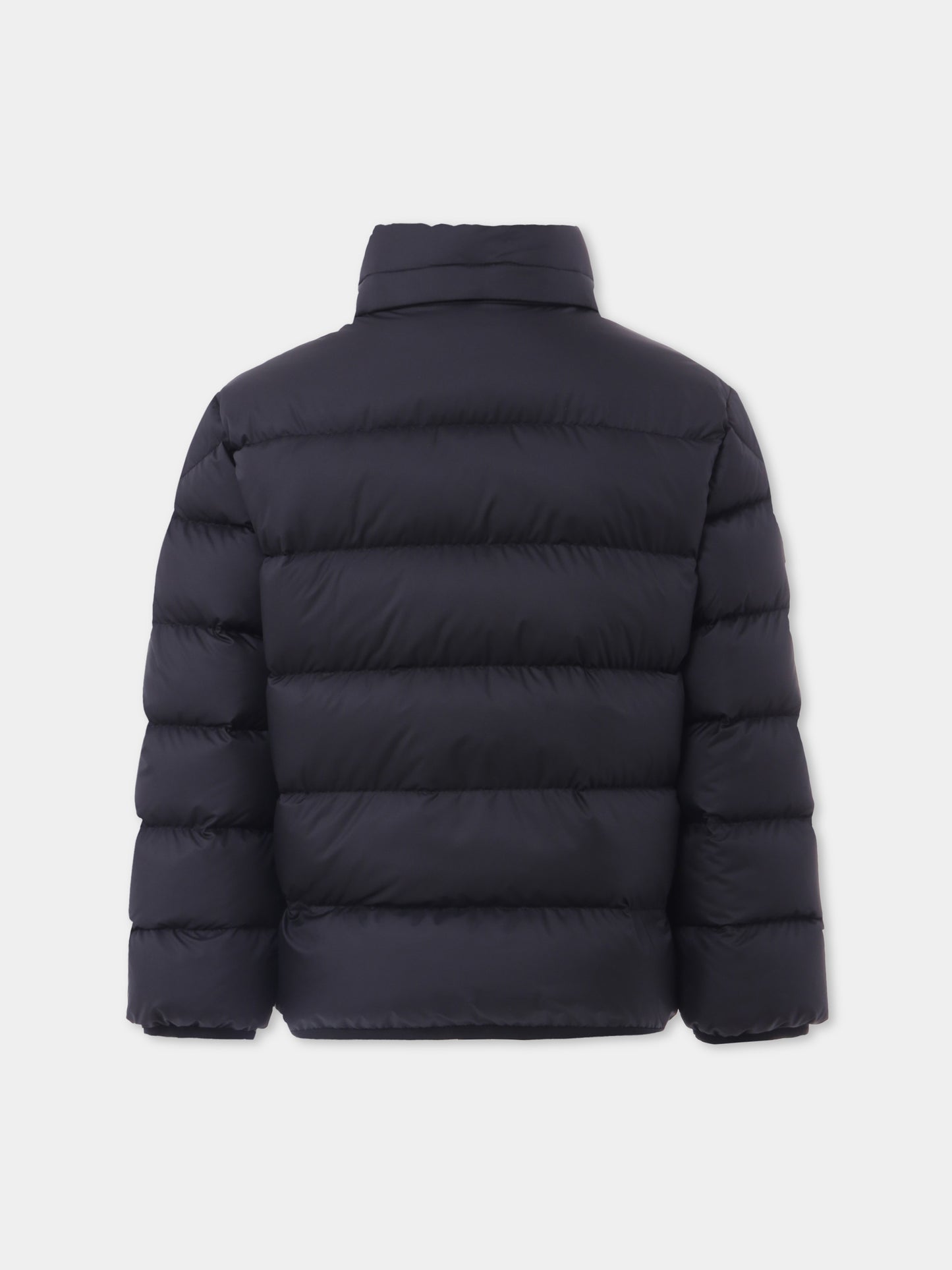 Piumino Bajan nero per bambino con logo,Moncler Kids,K2954 - 1A00026 - 597X2 999