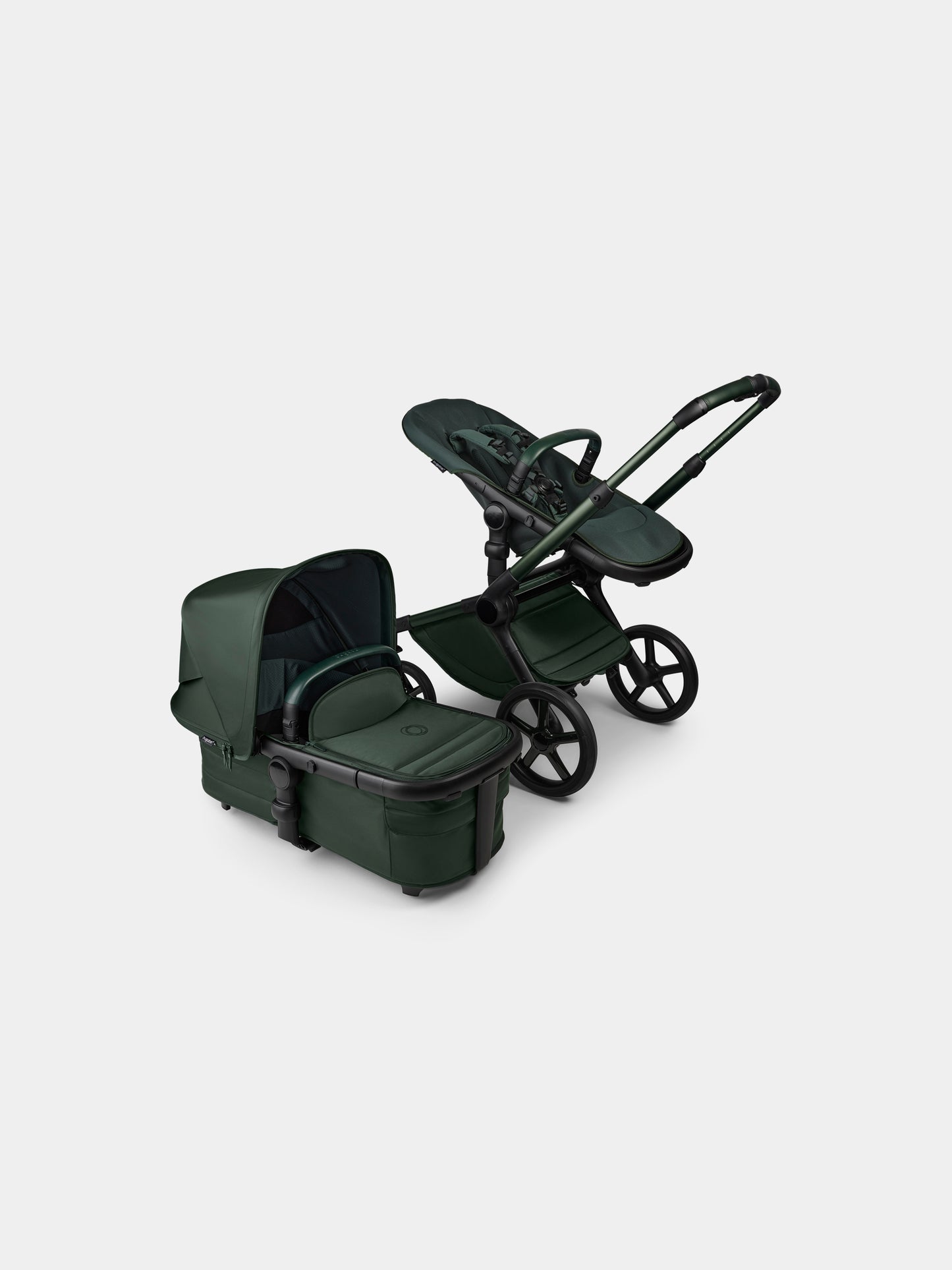 Passeggino Fox 5 completo Noir Limited Edition Midnight Green per neonati
