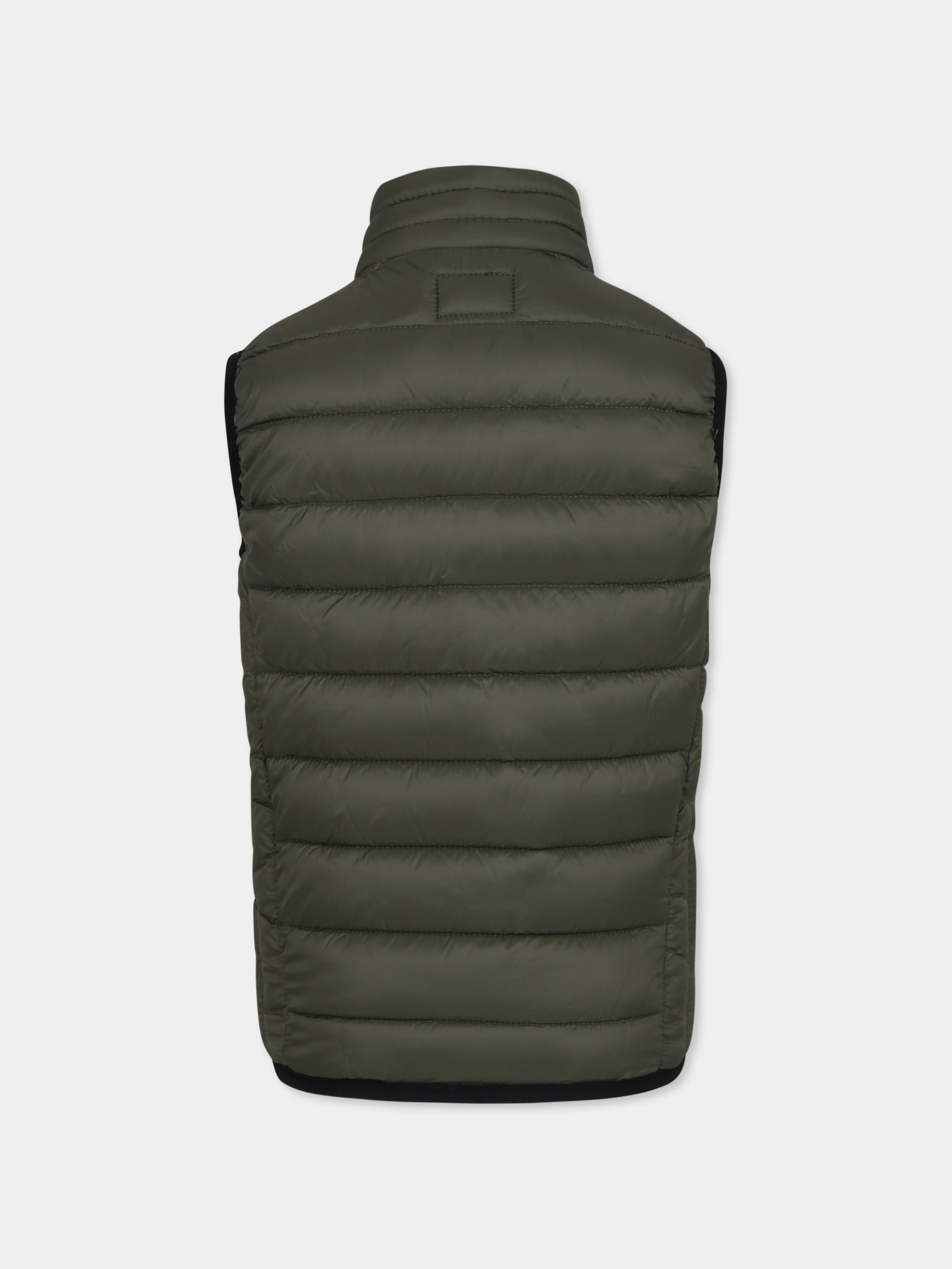 Gilet verde per bambino con smile,Richmond,RBA24174PI  GREEN