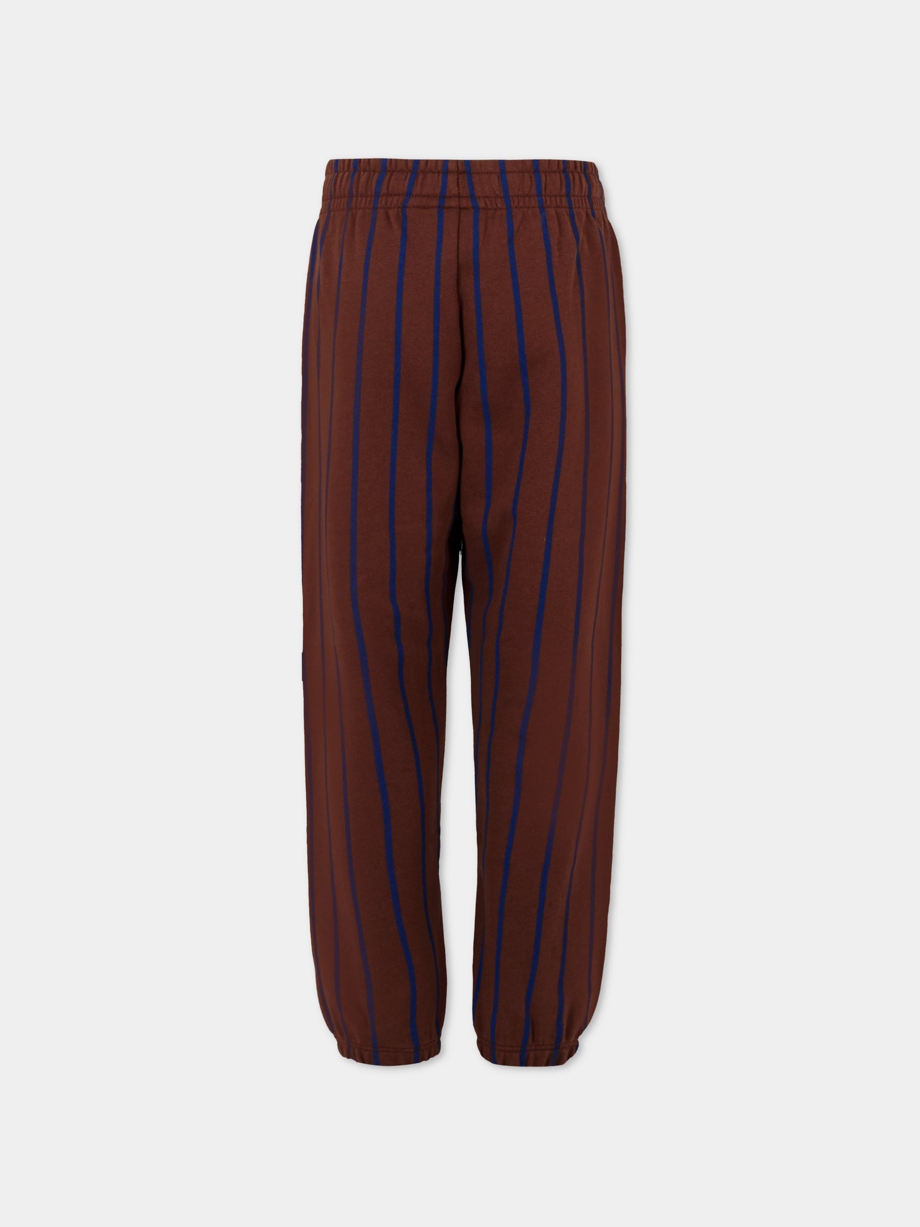 Pantaloni marroni per bambino con logo,Mini Rodini,2523013416