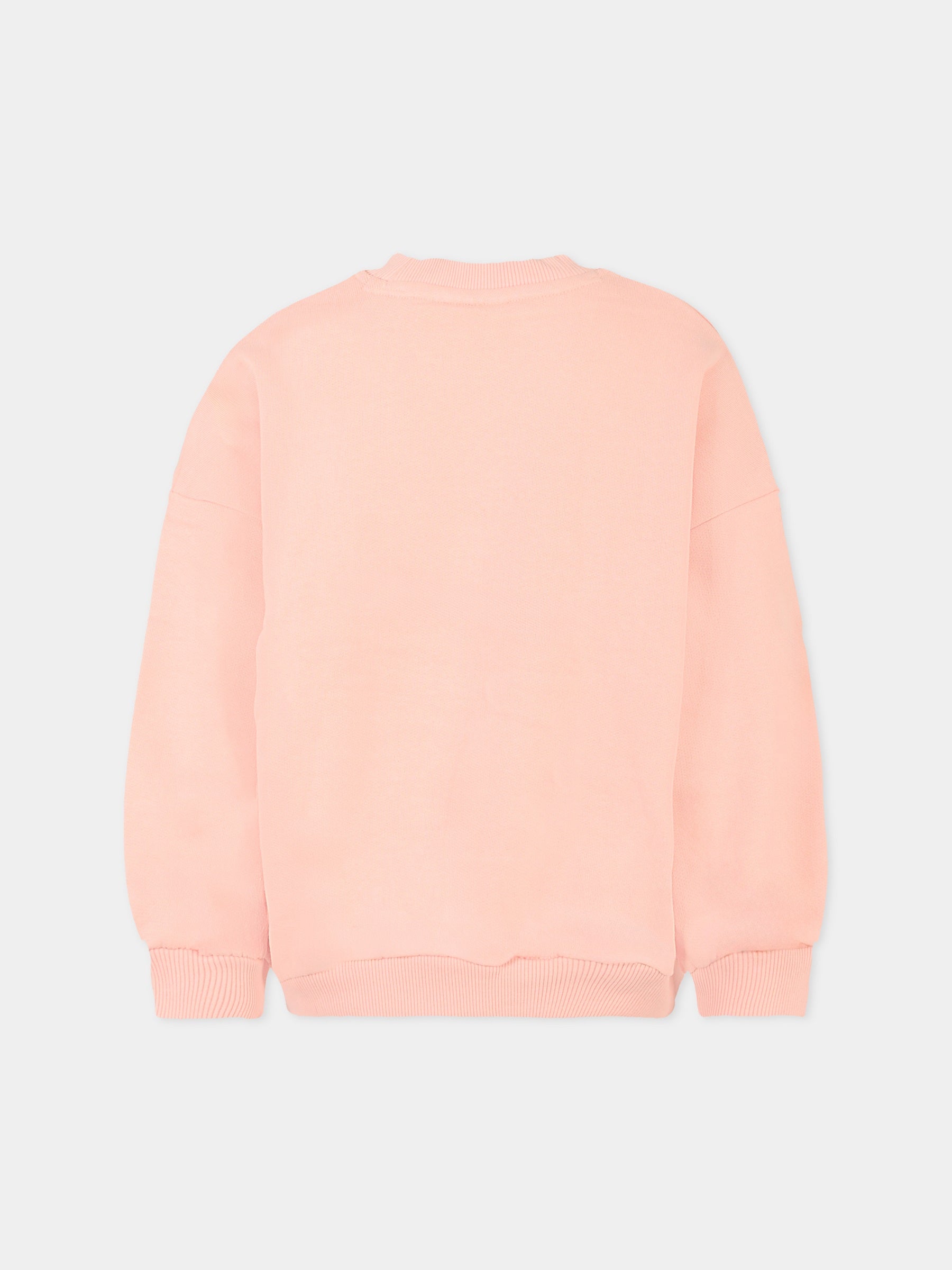 Felpa rosa per bambina con elefante,Mini Rodini,2572010528