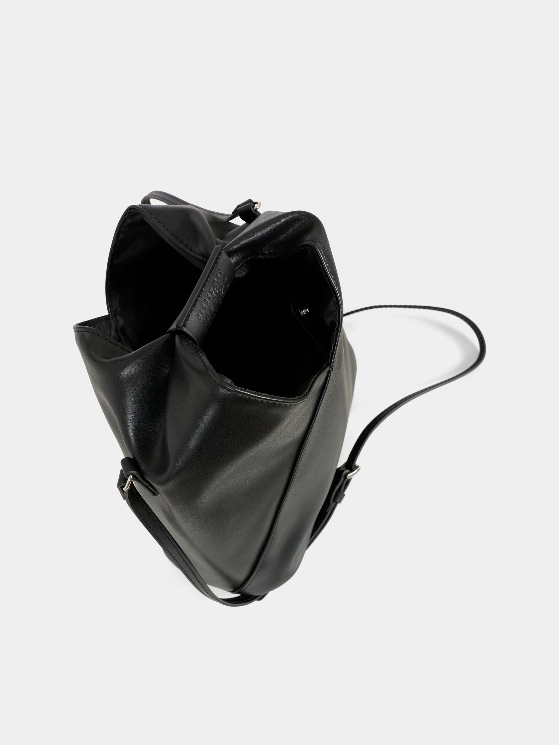 Borsa Japanese nera per bambina con logo,Mm6 Maison Margiela,M60921-P4313-T8013