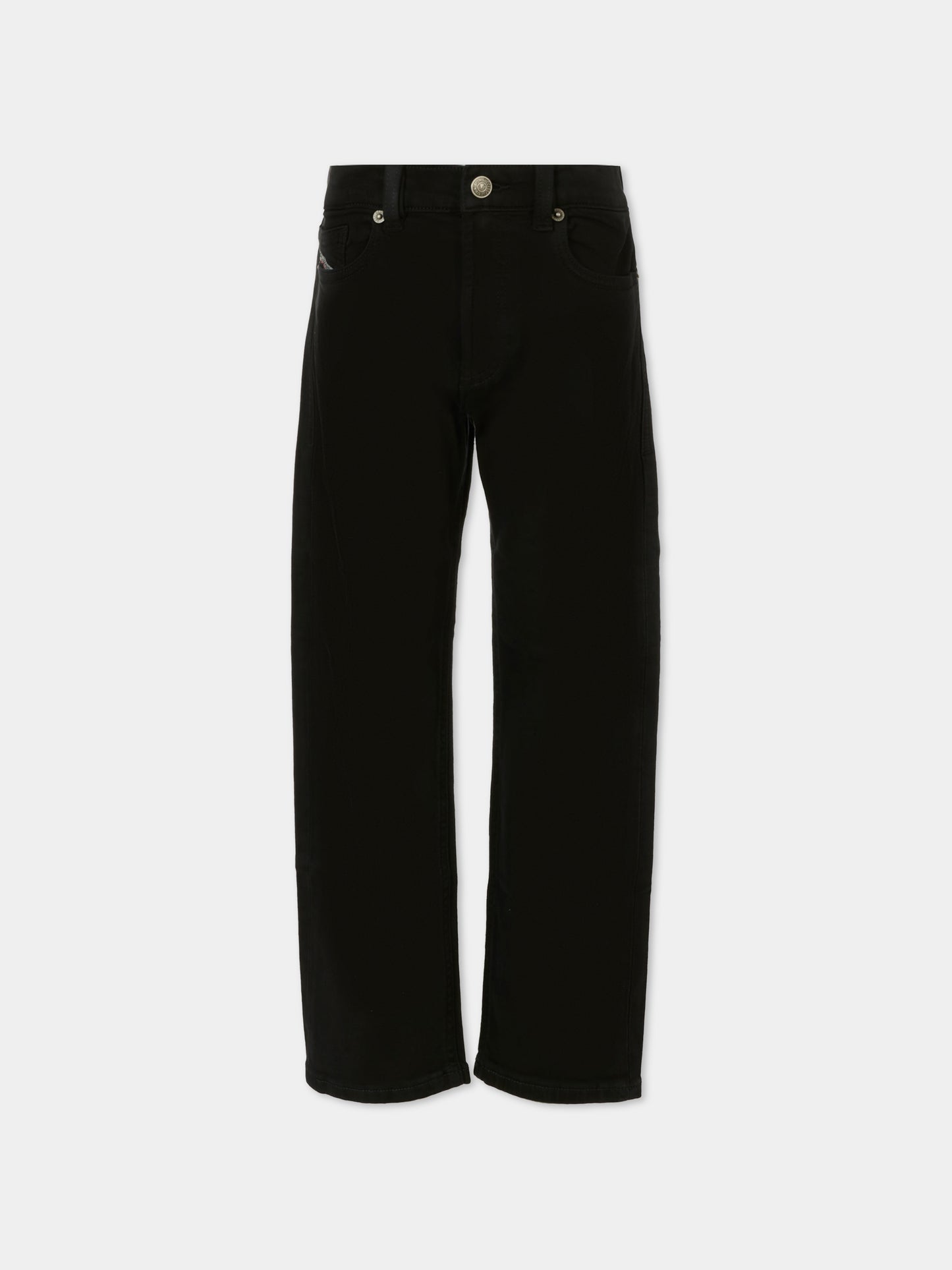 Pantaloni neri per bambino con logo,Diesel,J01934-KXBPV-K900