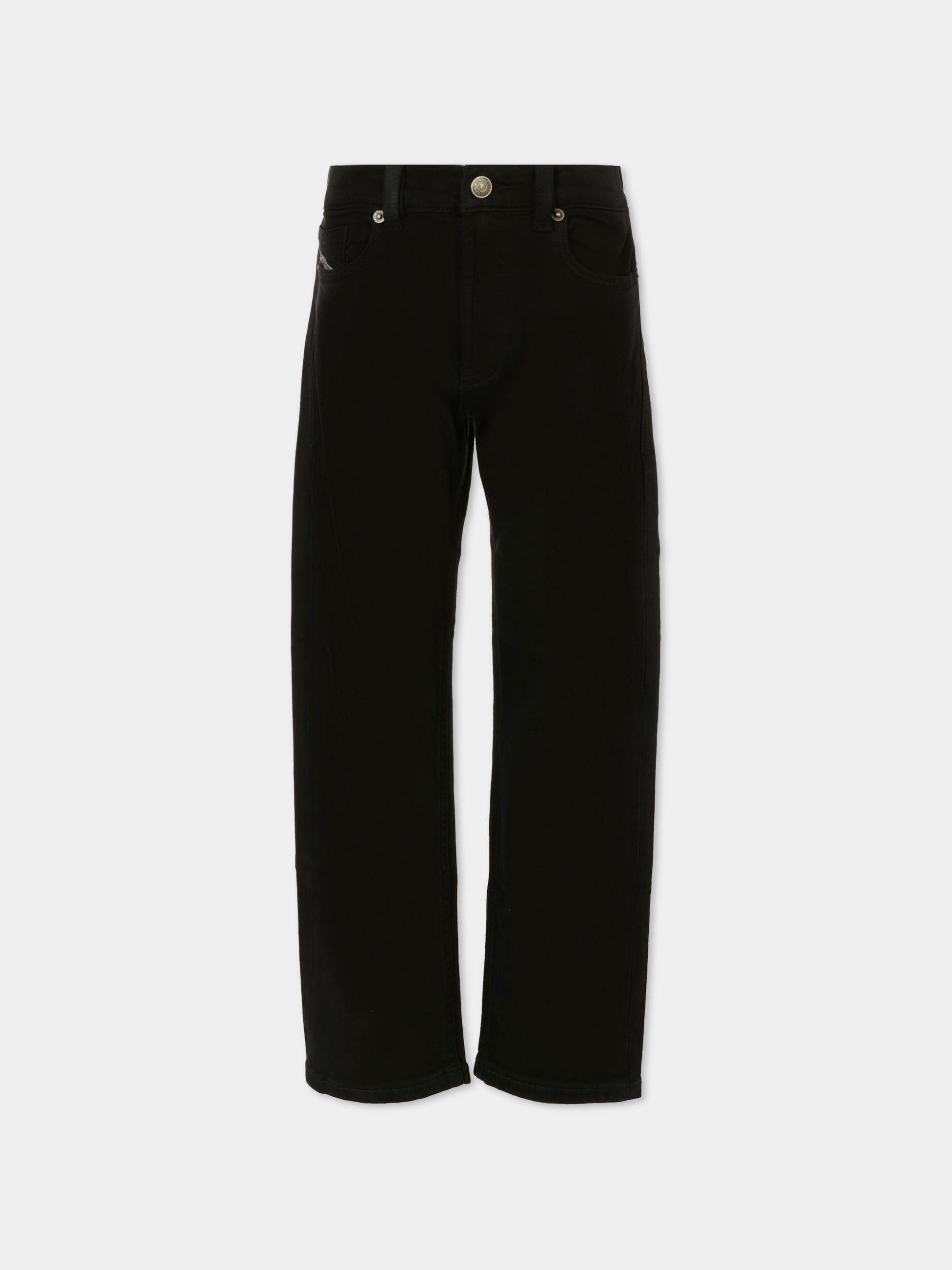 Pantaloni neri per bambino con logo,Diesel,J01934-KXBPV-K900