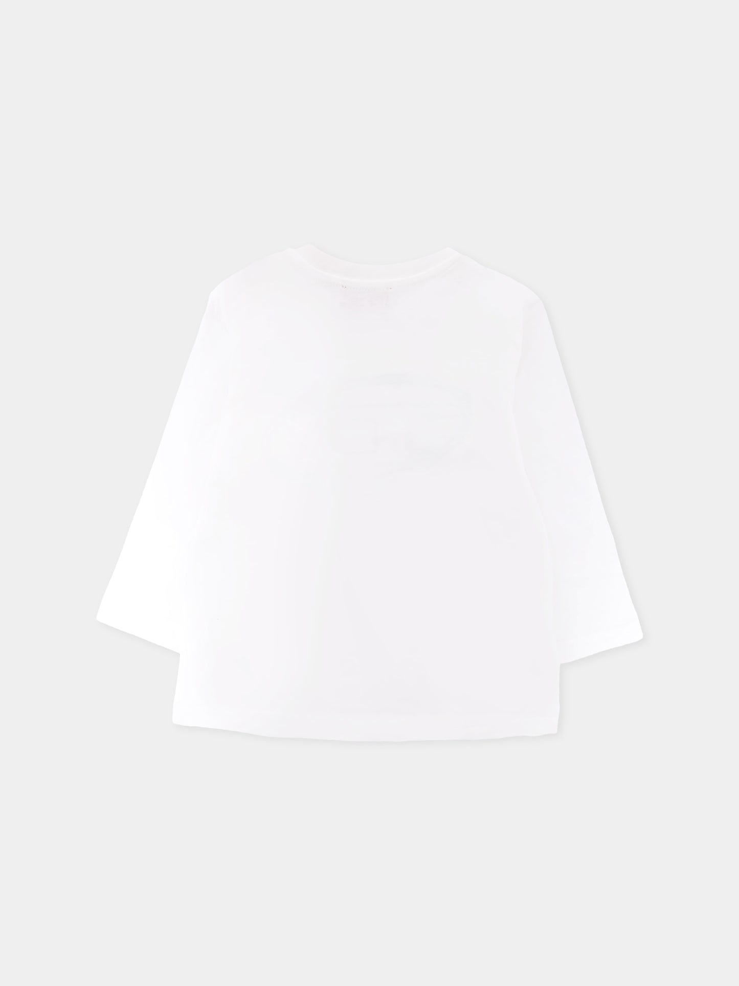 T-shirt bianca per neonato con logo,Diesel,K00712-00YI9-K1412