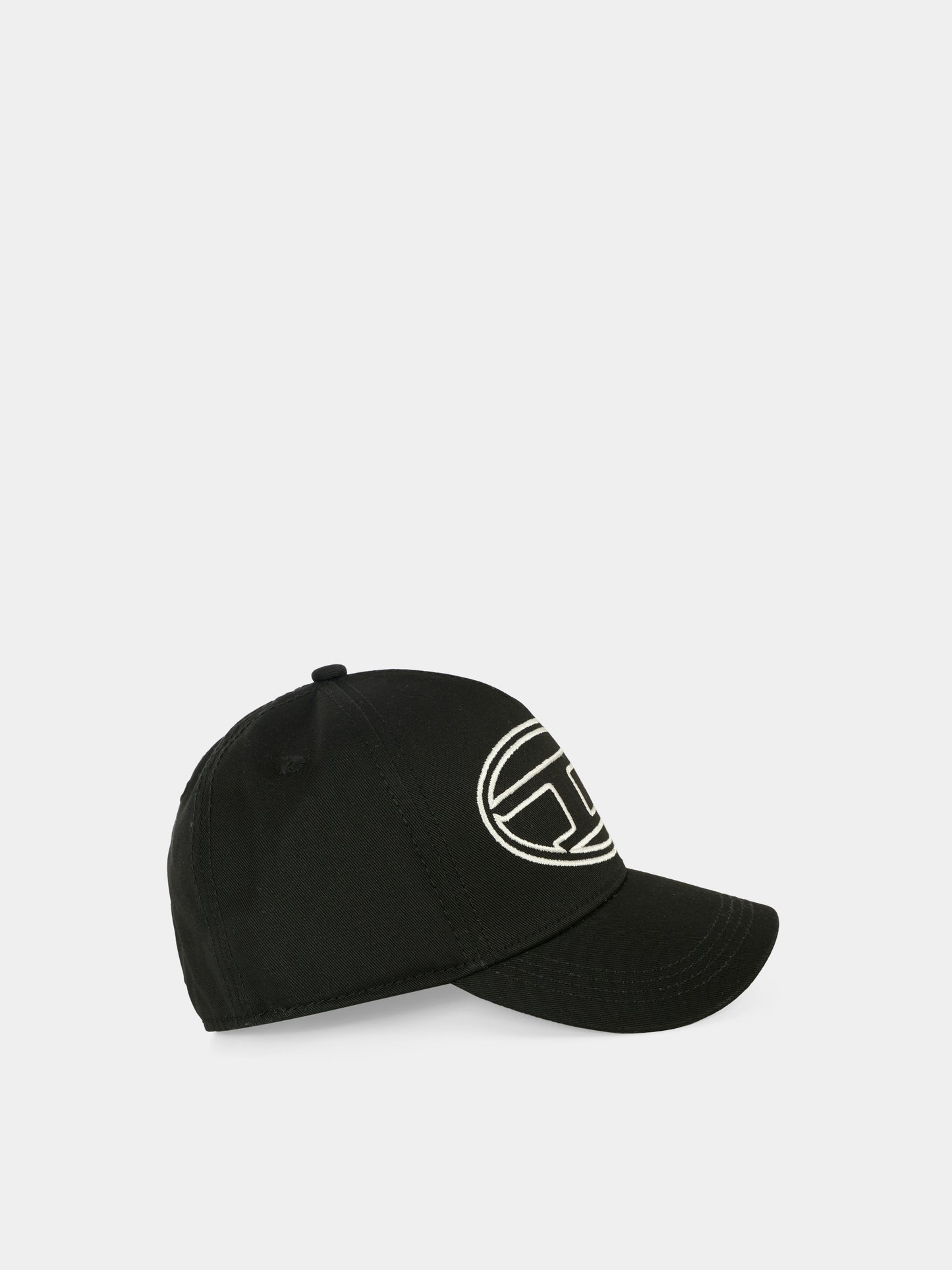 Cappello nero per bambino con logo,Diesel,J02132-KXA77-K900