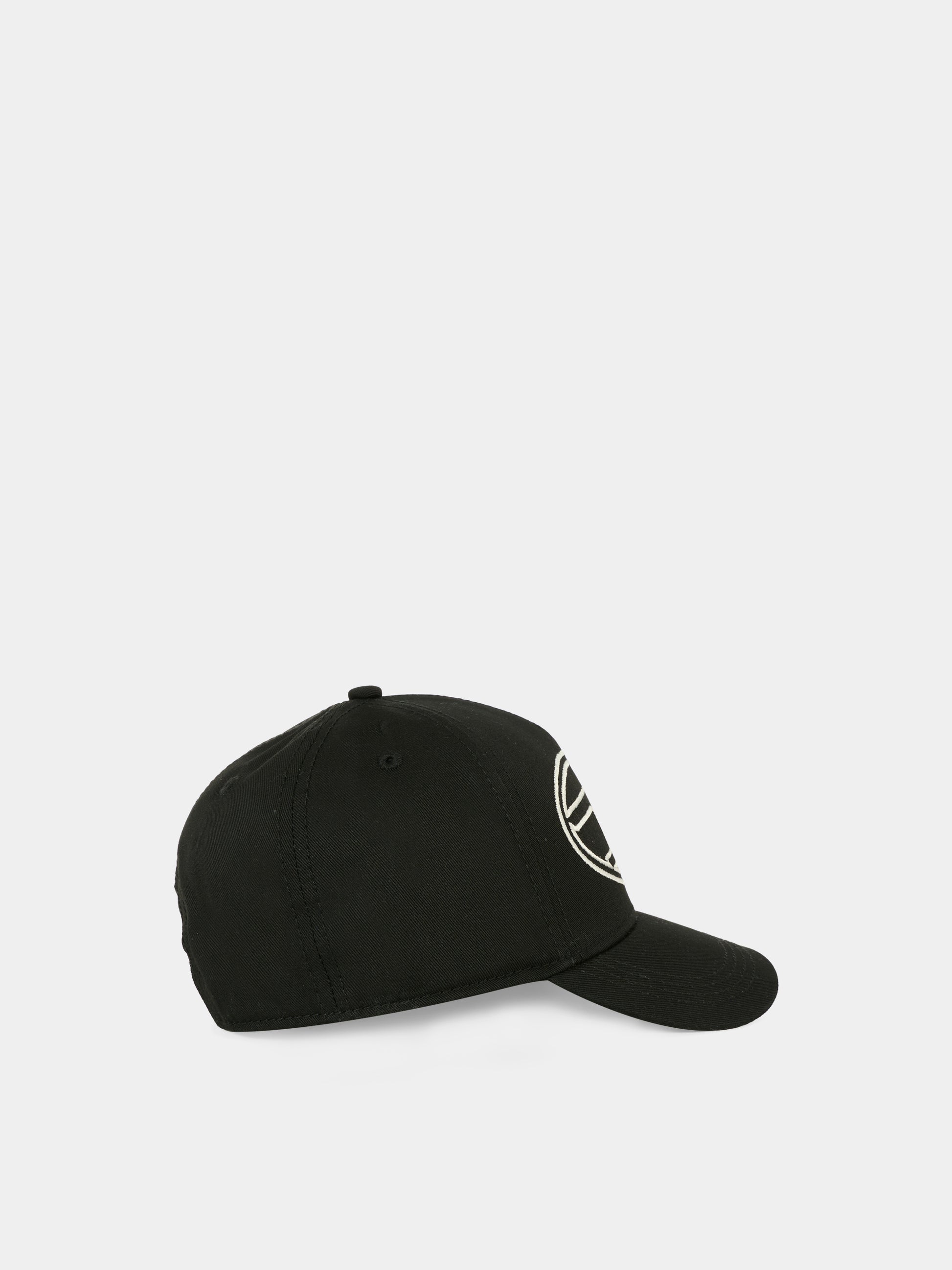 Cappello nero per bambino con logo,Diesel,J02132-KXA77-K900