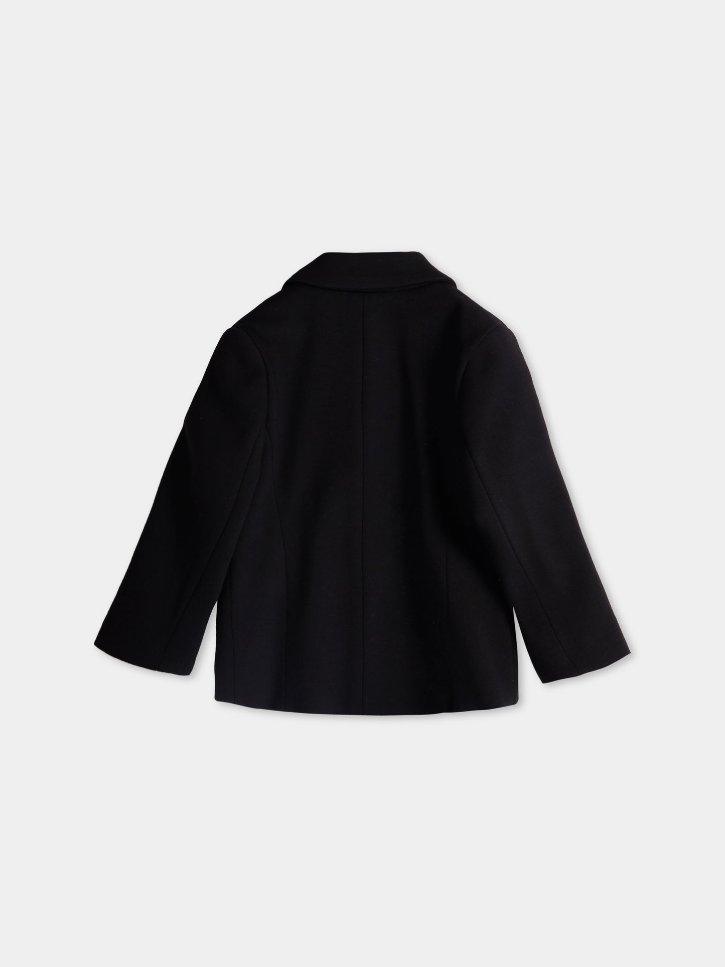 Giacca nera per neonato con iconico labirinto all over,Balmain Kids,BX2504-J0371 930AG