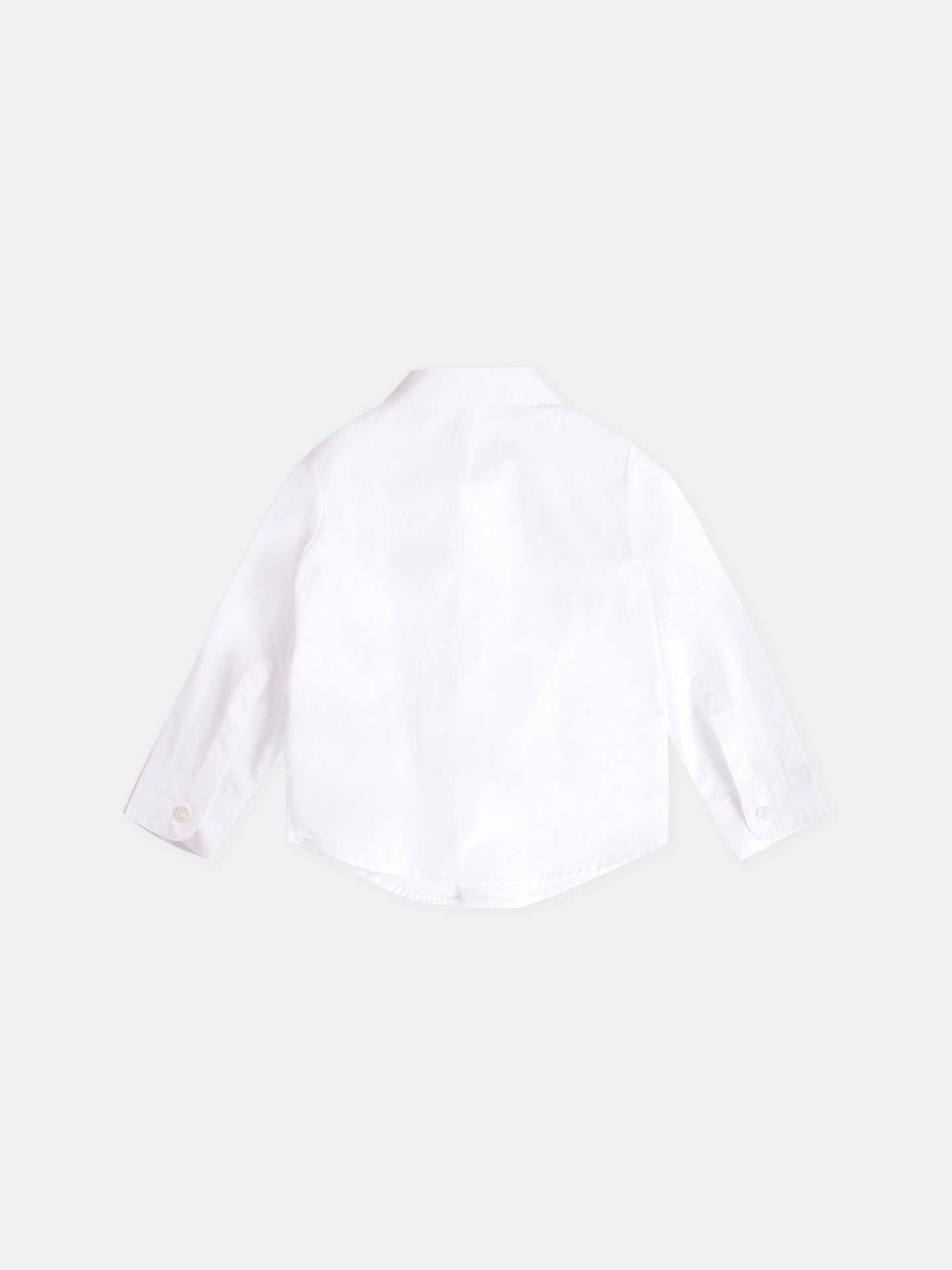 Camicia bianca per neonato con logo,Balmain Kids,BX5500-P0536 100NE