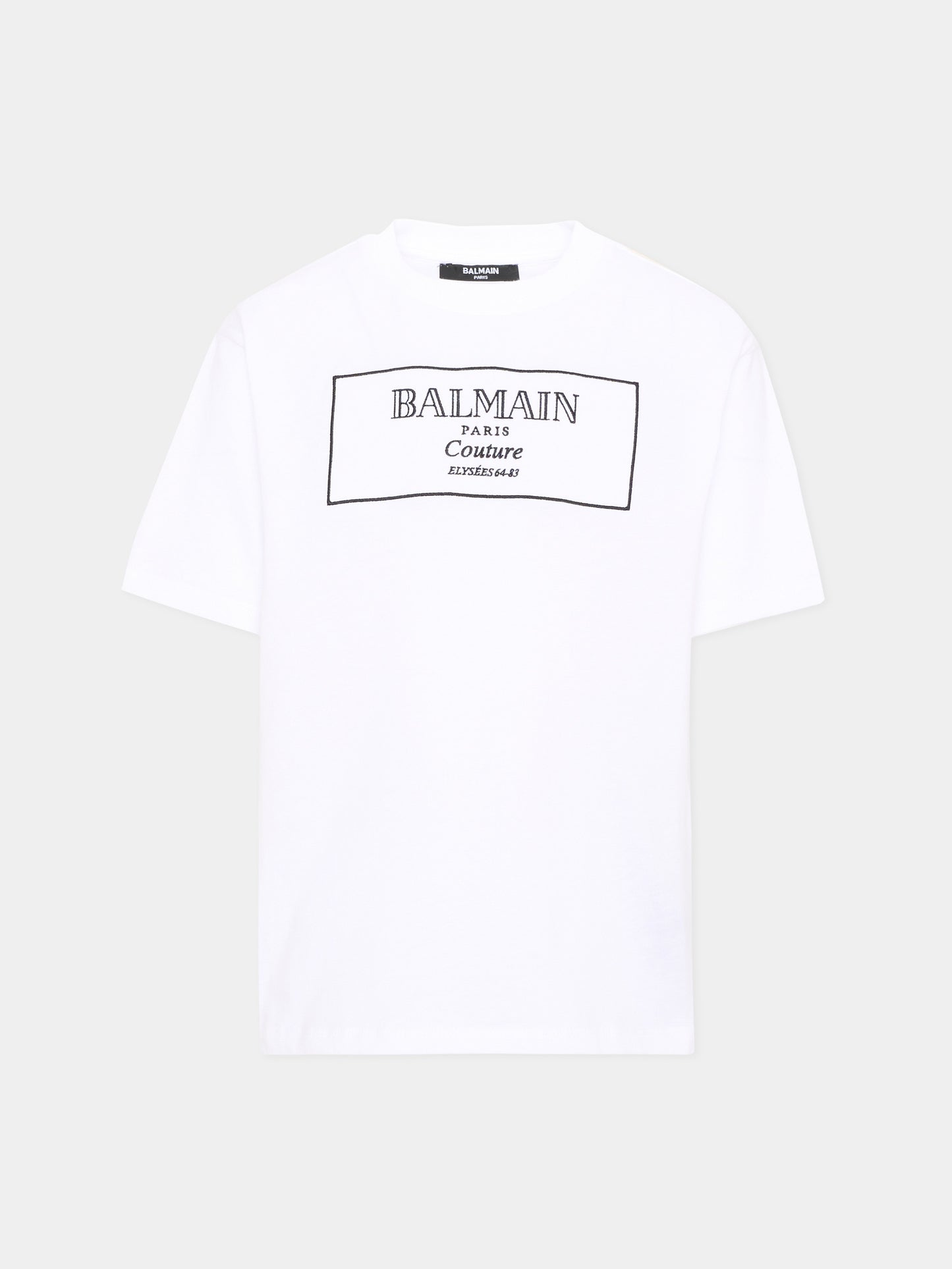 T-Shirt bianca per bambini con logo